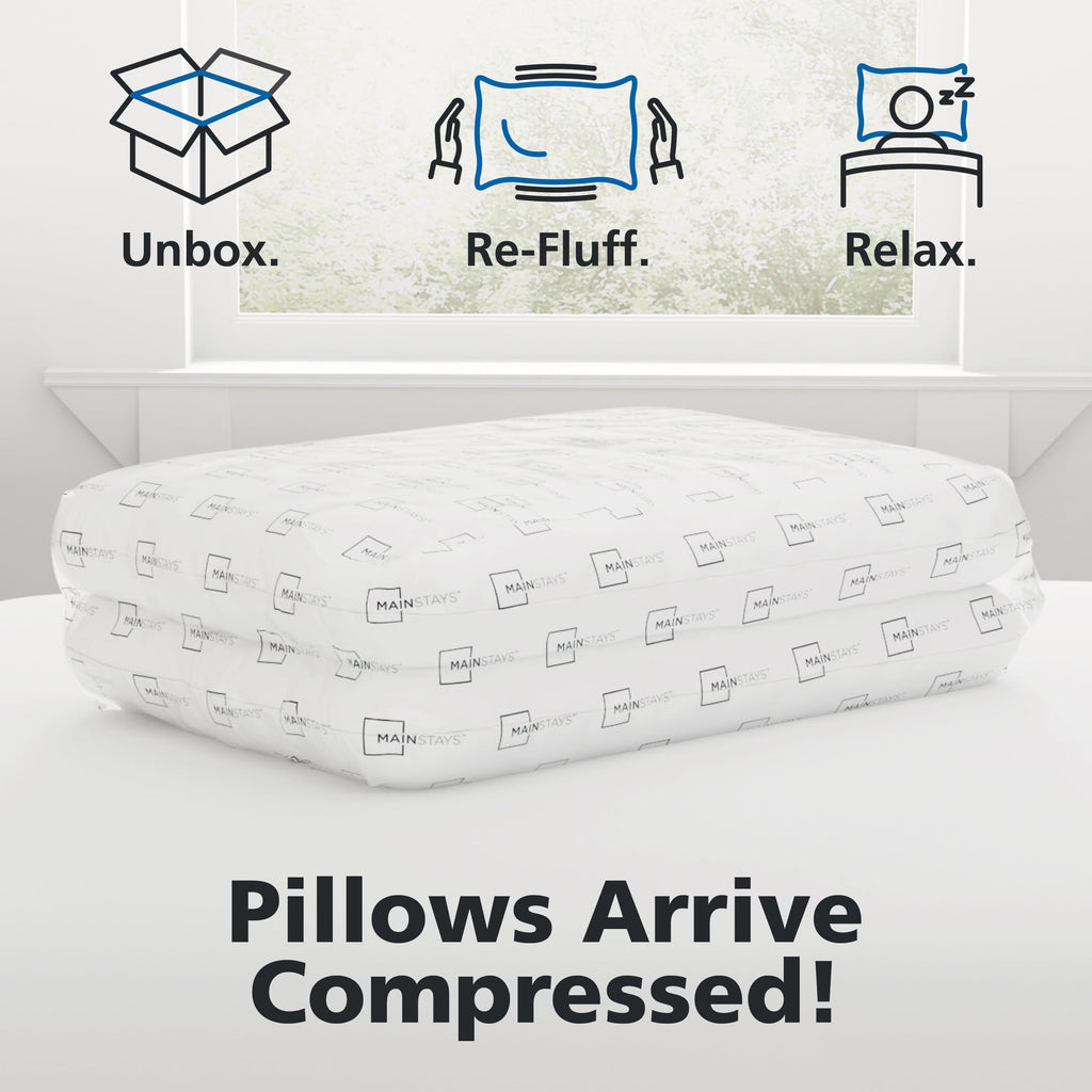 Ergonomic Memory Foam Back & Side Sleeper Bed Pillow, Standard/Queen - Extra Firm Support - Ergonomic Memory Foam Pillow for Neck Pain Support Detail