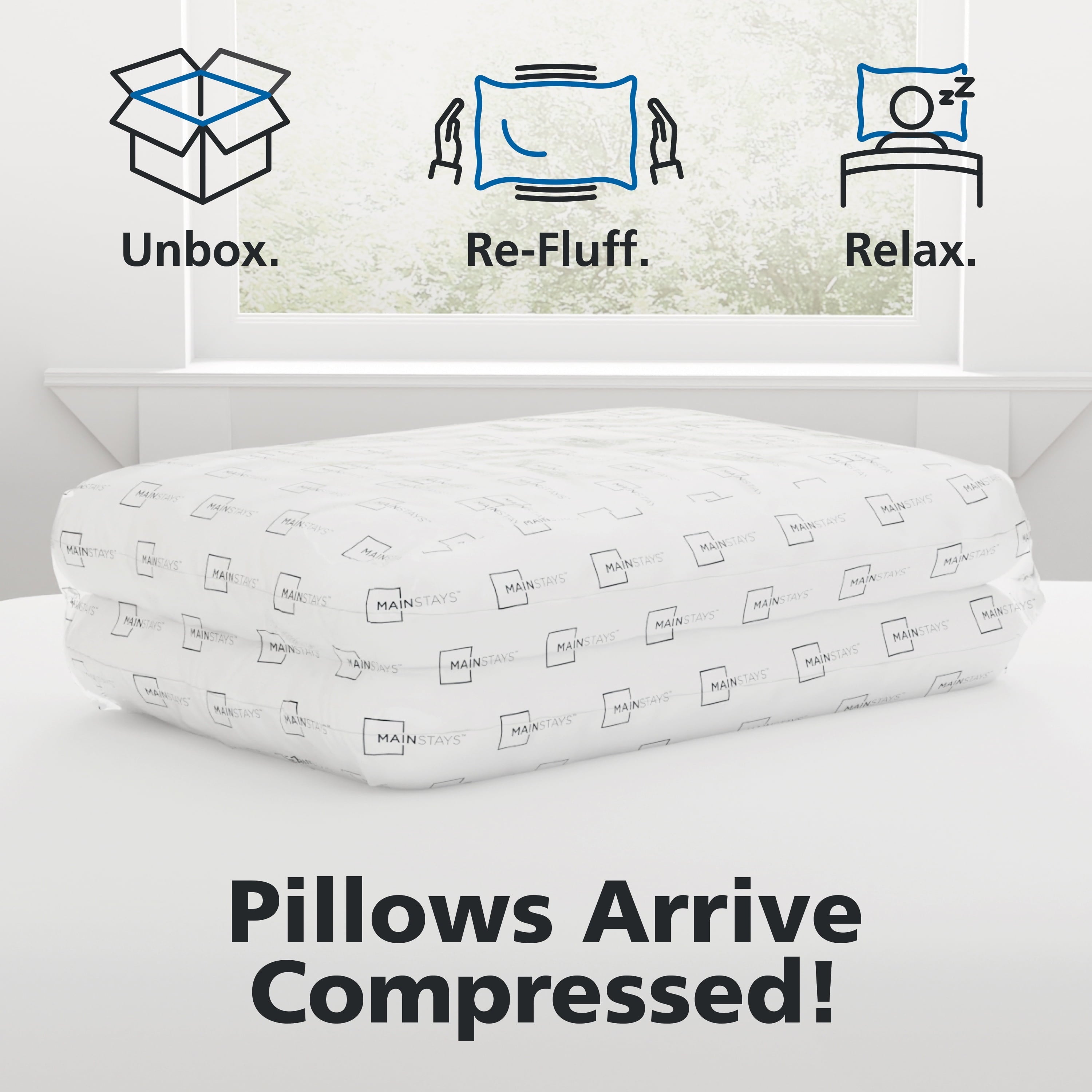 Ergonomic Memory Foam Back & Side Sleeper Bed Pillow, Standard/Queen - Extra Firm Support - Ergonomic Memory Foam Pillow for Neck Pain Support Detail