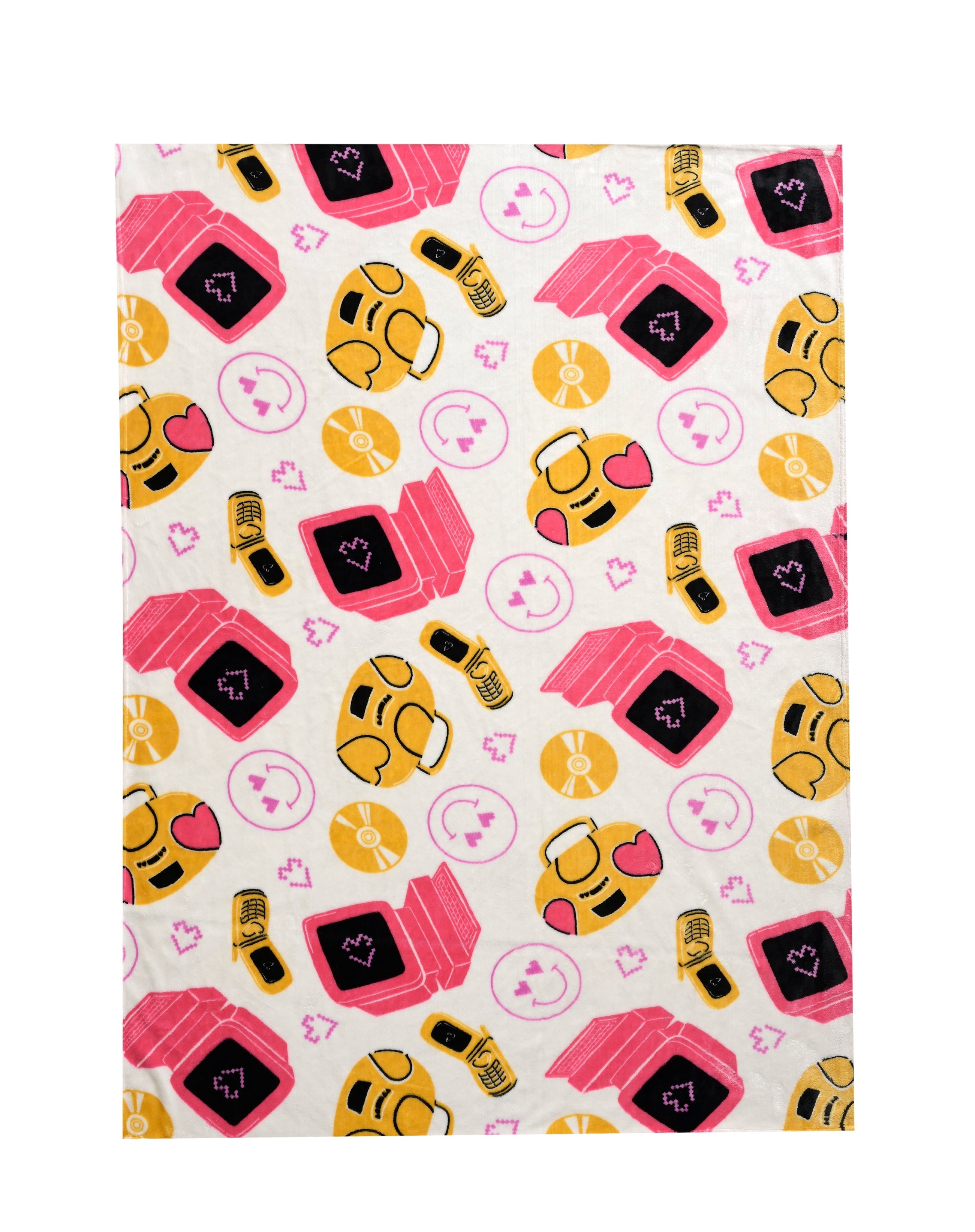 Cozy Fleece WTC Hanging Plush Throw - Cozy Fleece Throw Blanket for Couch & Bed Detail