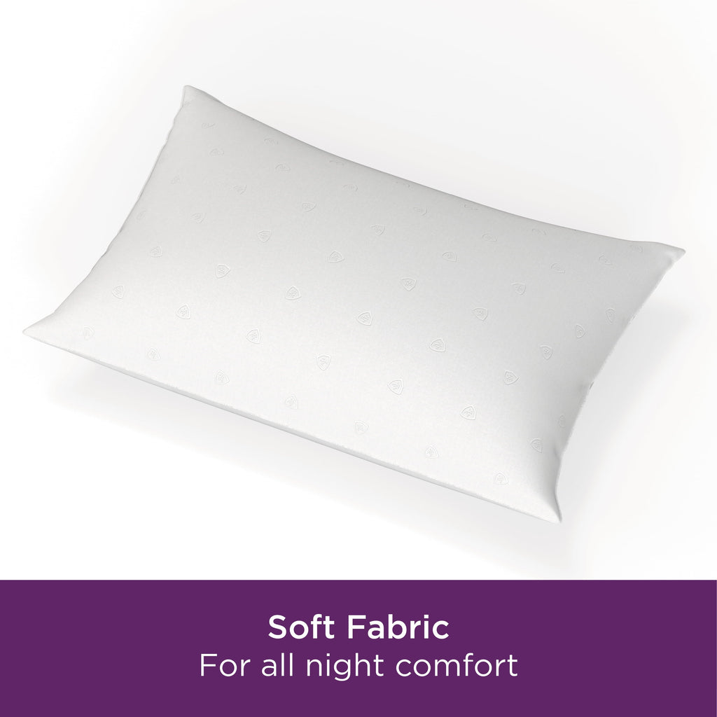 Ergonomic Memory Foam Bed Pillows, Standard/Queen (2 Count) - Ergonomic Memory Foam Pillow for Neck Pain Support Detail