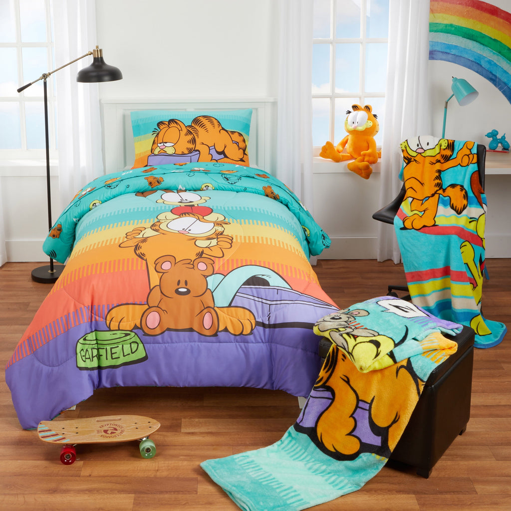 Cozy Fleece Kids Blue Print Fleece Throw Blanket, 46 x 60 - Cozy Fleece Throw Blanket for Couch & Bed Detail