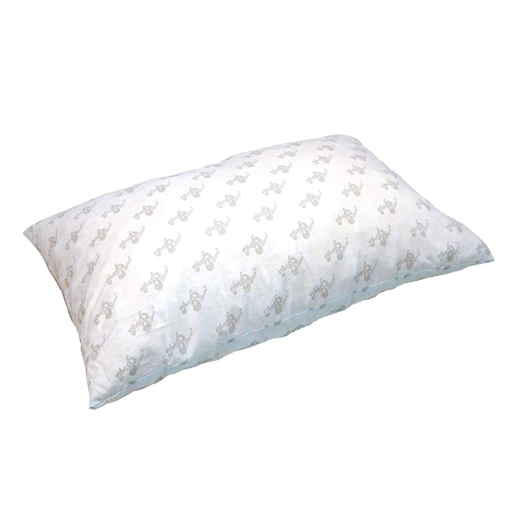 Fluffy Shredded Foam King Sized Bed Deep Sleep Pillow, Green Firm Fill - Hotel Quality Plush Sleeping Pillows Detail