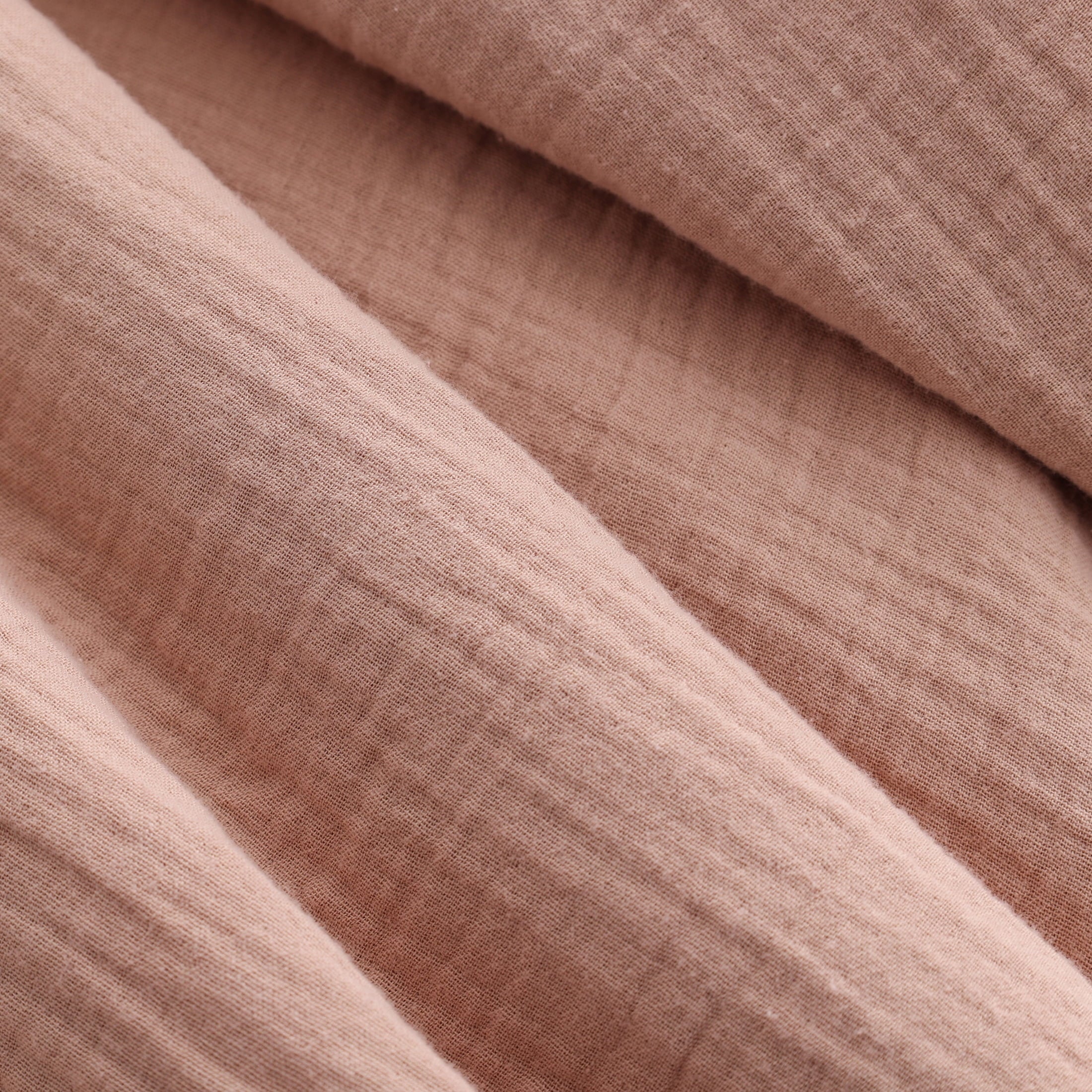 Lightweight Warm Gauze Reverse to Cozy Knit Super Soft Throw Blanket, Oversized, Antique Blush - Lightweight Plush Warm Blanket for All Seasons Detail