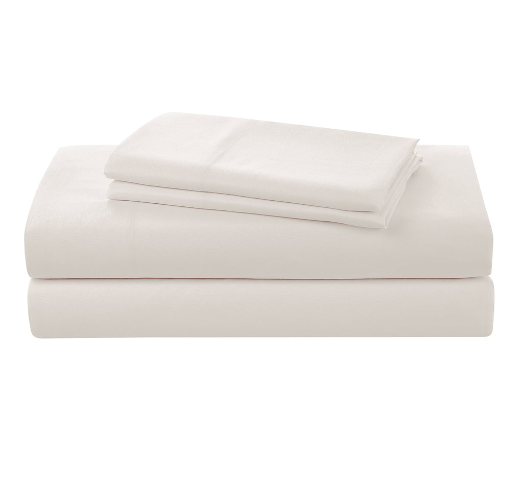 Hypoallergenic Cloud 7 Piece Beige Bed in a Bag Comforter Set with Sheets, Twin-XL - All-Season Down Alternative Comforter Insert Detail