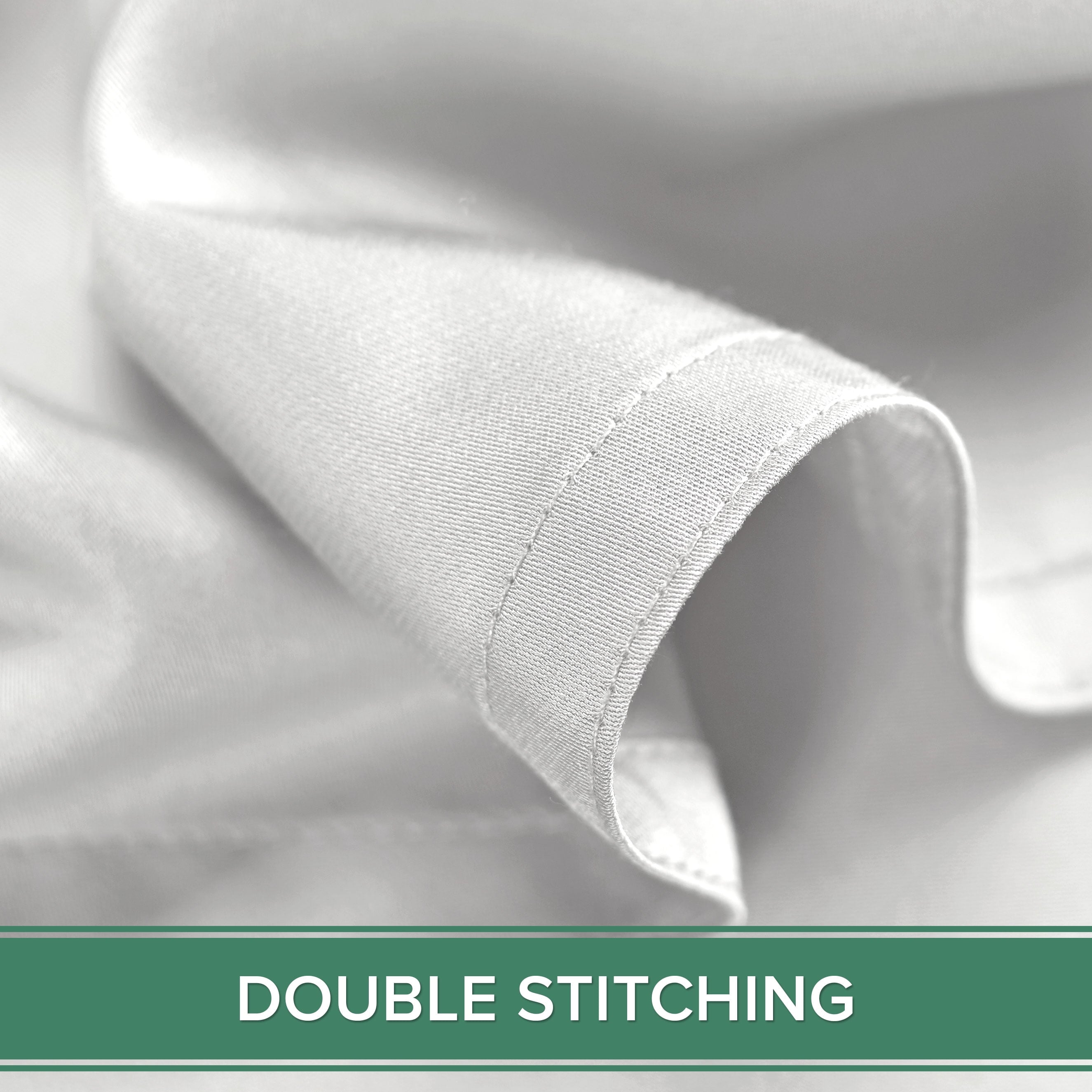Ultra-Soft Sheets King Size Bed Sheet 4 Piece Set, Genuine 100% Organic Bamboo Viscose, Luxuriously Soft & Cooling, Double Stitc... - Cooling Hotel Quality Bedding Sheets and Pillowcases Detail