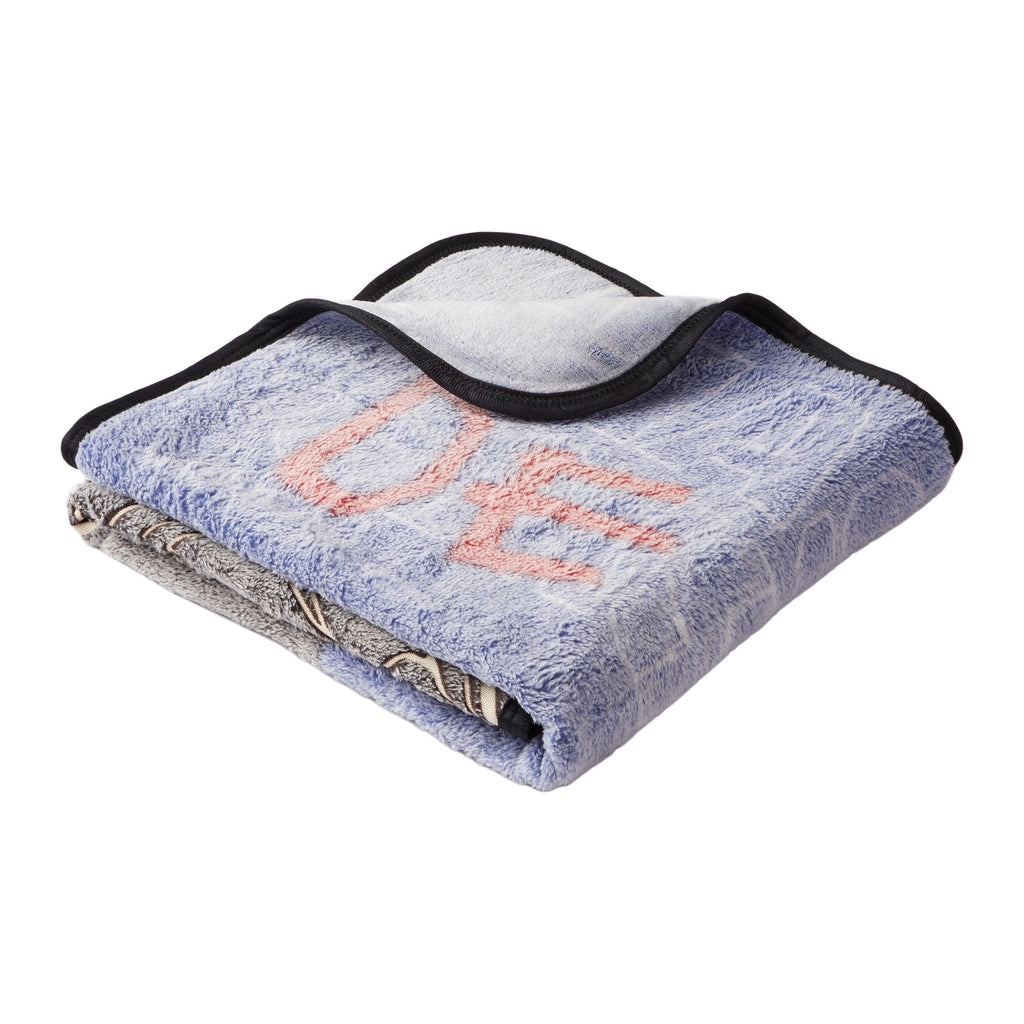 Lightweight Warm Kids Fleece Throw Blanket, 46x60, Glows-In-The-Dark - Luxury Knitted Decorative Throw Blanket with Fringes Detail