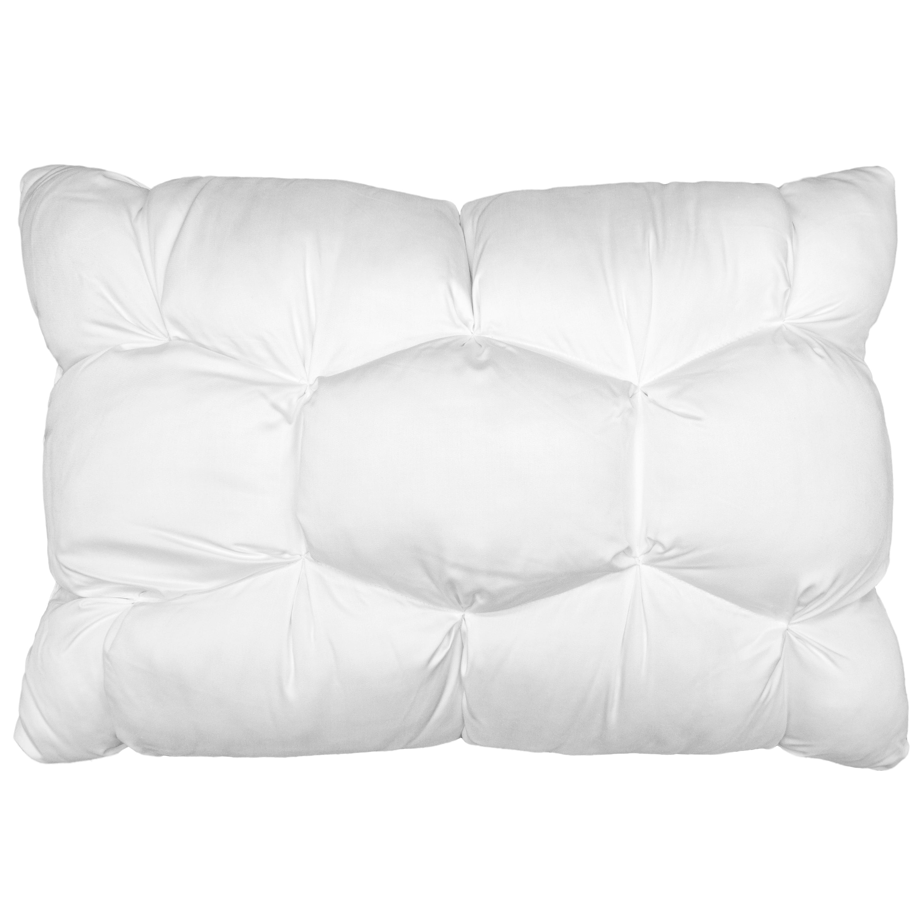 Ergonomic Memory Foam Down Alternative Cloud Luxe Bed Pillows, Standard/Queen - Adaptive Huggable Core (2 Pack) - Decorative Throw Pillow Cushion for Sofa & Bed Detail