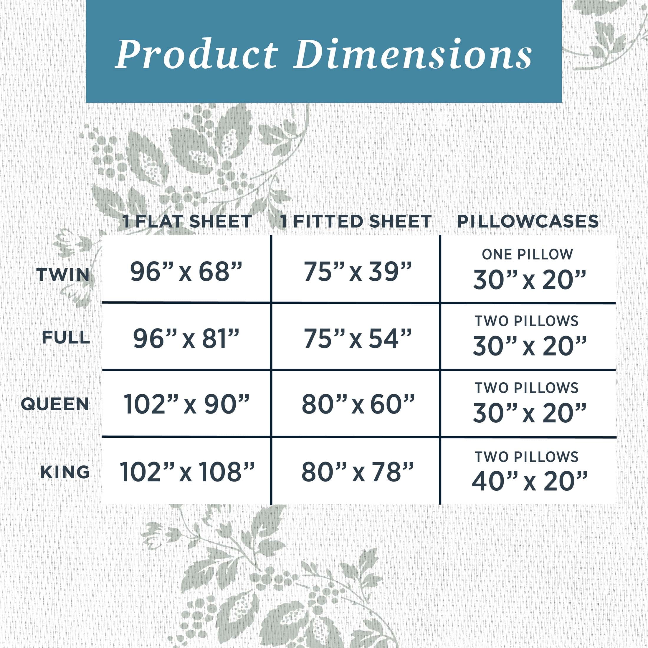 Ultra-Soft 100% Cotton Percale 4-Piece Queen Size Deep Pocket Printed Bed Sheets Set, 1 Fitted, 1 Flat Sheet with 2 Pillowcases,... - Premium Ultra-Soft Pillowcase Pair for Sleeping Detail