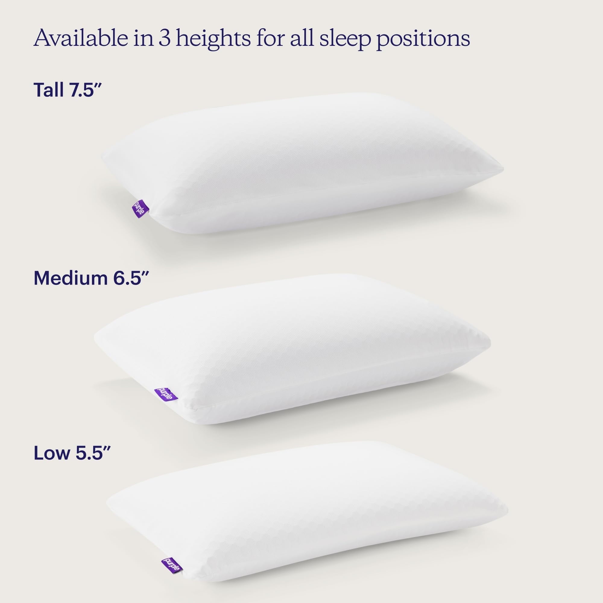 Ergonomic Memory Foam Harmony Pillow Standard, Tall - 360º Grid Hex Technology, Hypoallergenic - Hotel Quality Plush Sleeping Pillows Detail