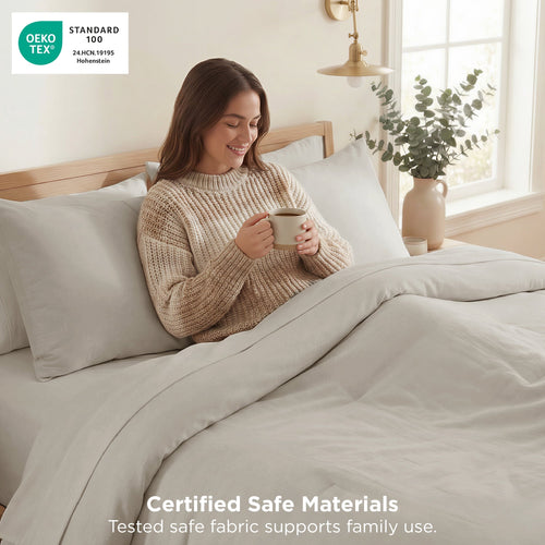 All-Season 3 Pieces Queen Comforter Bedding Set, Beige Bed Comforter Set for All Seasons, 1 Lightweight Prewashed Comforter and ... - Hypoallergenic Ultra-Fluffy Quilt for Winter Detail