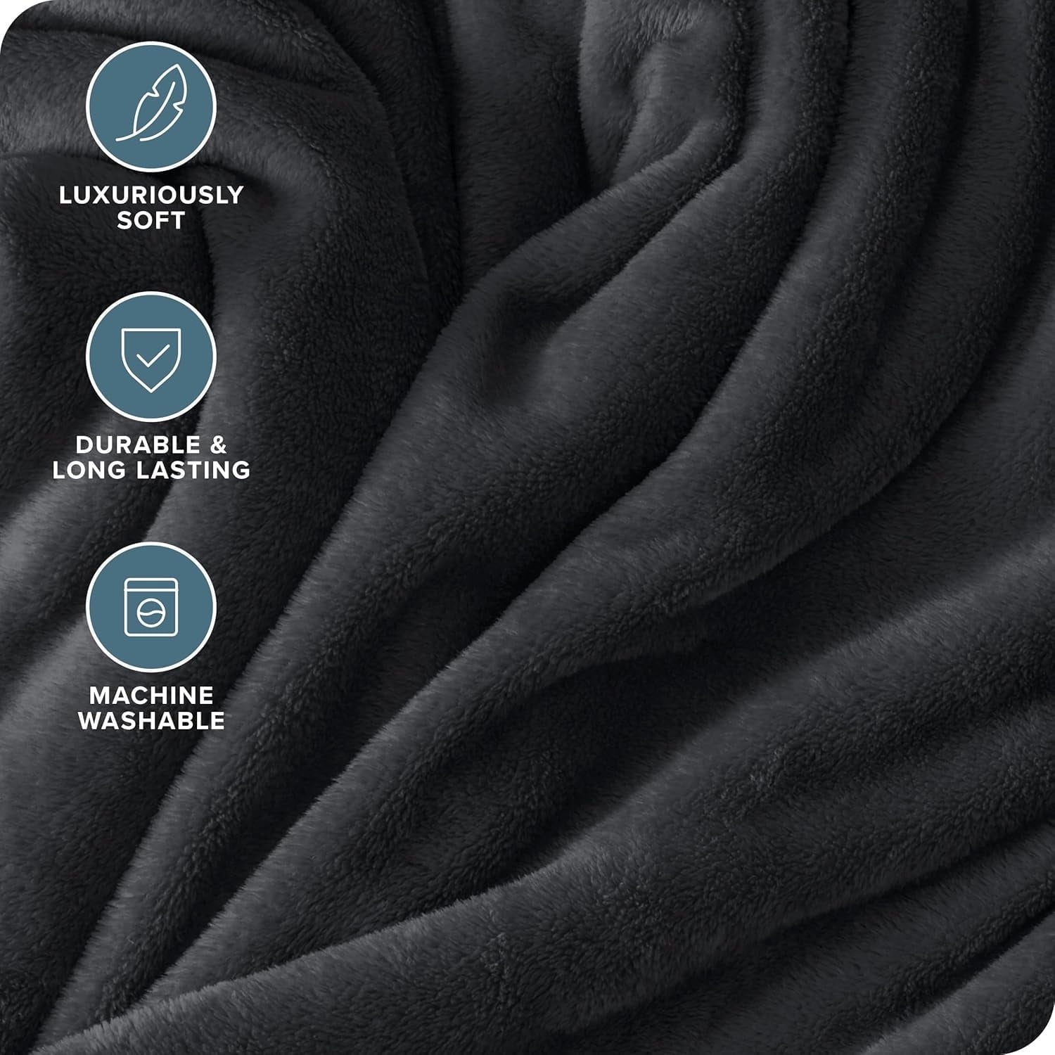 Lightweight Warm Throw Size Blanket, Luxury Plush Cozy Fuzzy Fleece Blanket, Super Soft Warm Big Lightweight Throw Blanket All Seasons... - Lightweight Plush Warm Blanket for All Seasons Detail