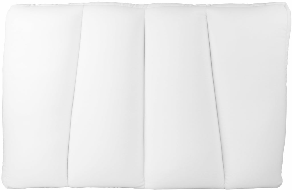 Ergonomic Memory Foam Microbead Cloud Pillow Bed, X-Large, White - Ergonomic Memory Foam Pillow for Neck Pain Support Detail
