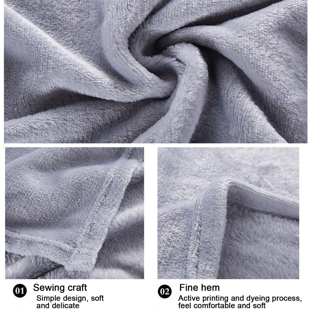 Super Soft Flannel Under $5 Flannel Blanket 27.56X39.37 Inches Blanket Soft Cozy Throw Blanket for Couch, Bed, Household Blanket for All... - Luxury Knitted Decorative Throw Blanket with Fringes Detail