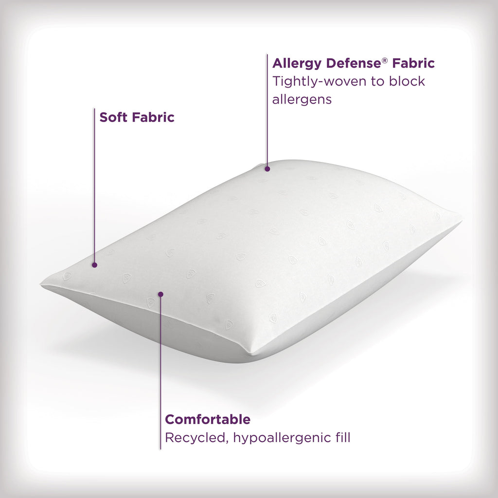 Ergonomic Memory Foam Bed Pillows, Standard/Queen (2 Count) - Ergonomic Memory Foam Pillow for Neck Pain Support Detail