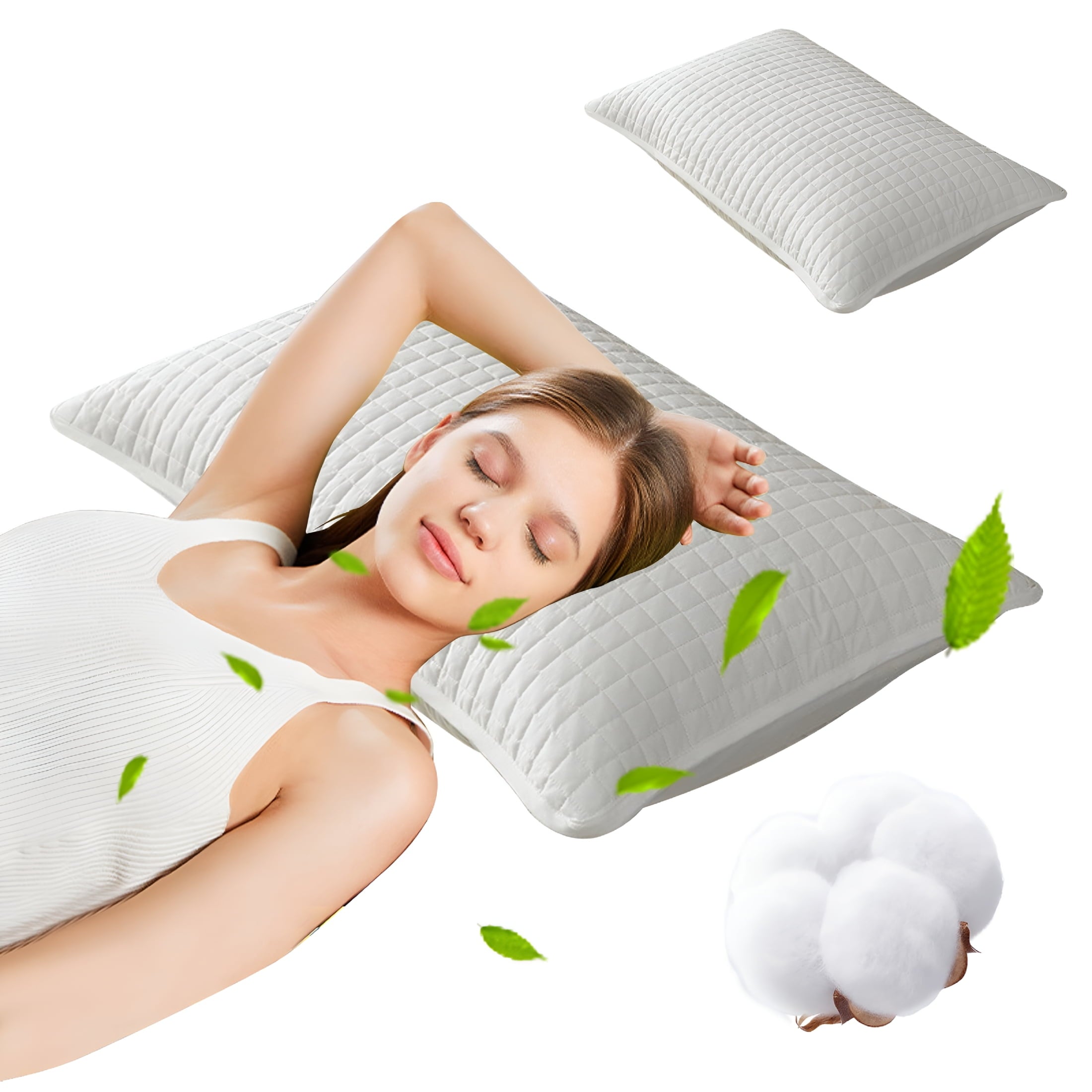 Decorative Plump Memory Foam Pillow,Toddler Pillow,Small Pillows for Kids,Soft&Hypoallergenic - Kids Sleeping Pillow - Toddler Bed Pil... - Orthopedic Shredded Foam Bed Pillow Set Detail