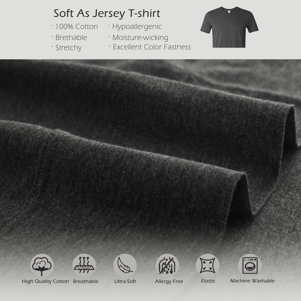 Premium Egyptian Cotton 100% Cotton Jersey Knit 4pc Bed Sheet Set Extra Deep Pocket up to 20" Charcoal Gray Queen - Luxury Bed Sheet Set with Deep Pockets Detail