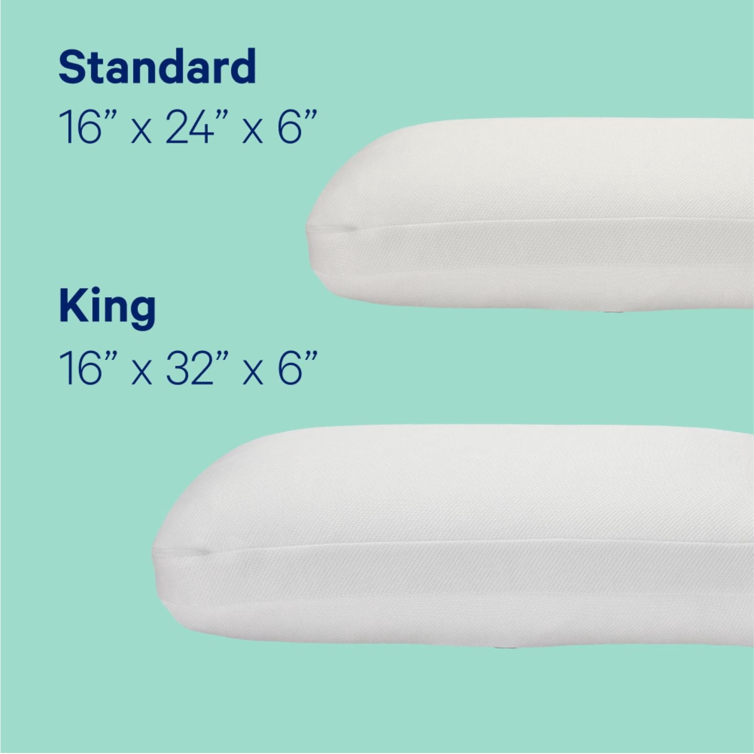 Ergonomic Memory Foam Essential Cooling Hybrid Pillow, Standard - Ergonomic Memory Foam Pillow for Neck Pain Support Detail