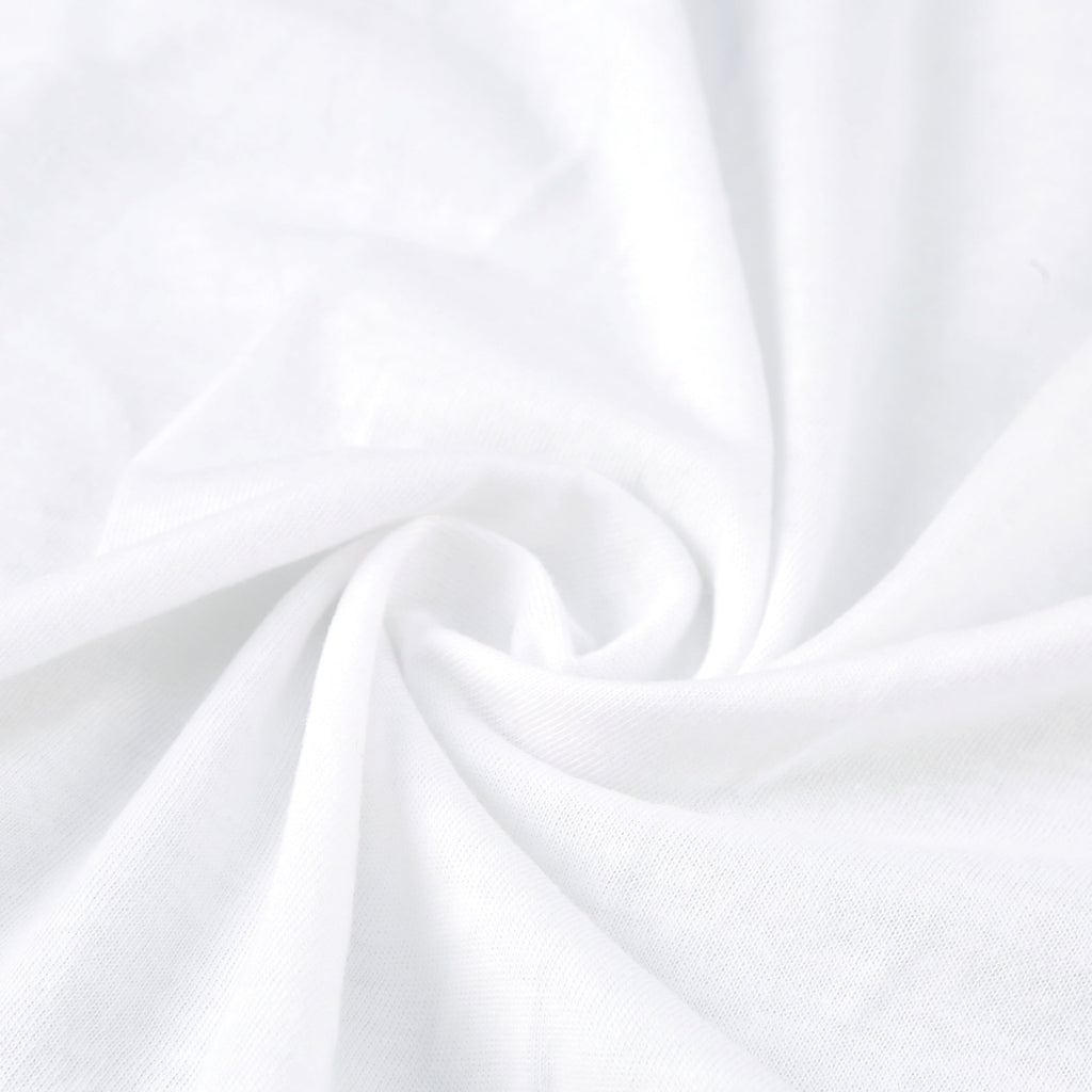 Breathable Luxury TL Care 100% Natural Breathable Cotton Jersey Knit Fitted Bassinet Sheet, White, 15" x 33", Soft Breathable, for Boys... - Premium Ultra-Soft Pillowcase Pair for Sleeping Detail