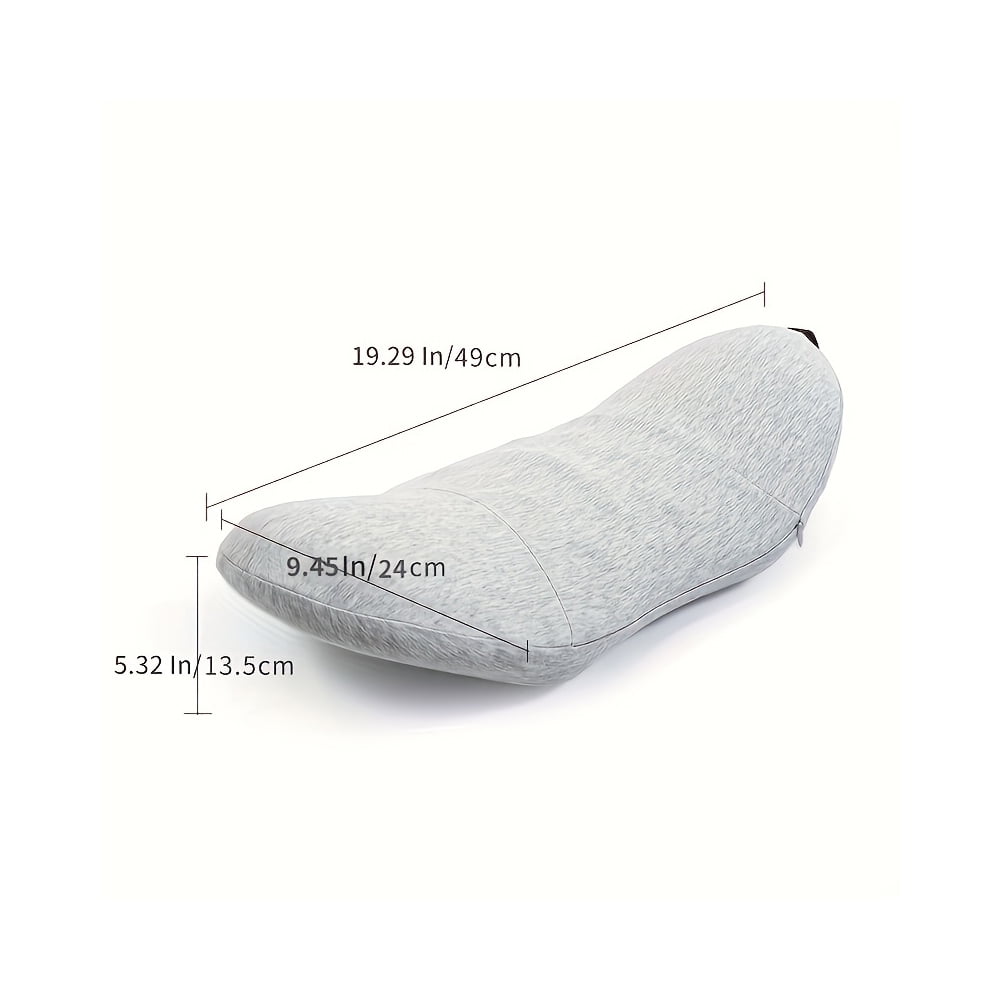 Hotel Collection Effective Support Adult Breathable Lumbar Bed Pillow, Soft, 1 Pack - Ergonomic Memory Foam Pillow for Neck Pain Support Detail