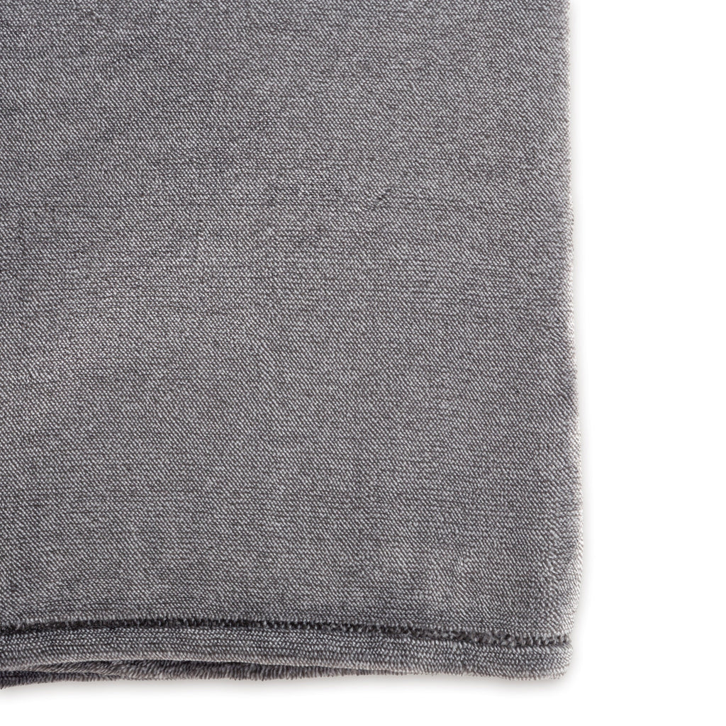 Decorative Knitted Plush Heathered Soft Oversized Throw Blanket, Gray - Cozy Fleece Throw Blanket for Couch & Bed Detail