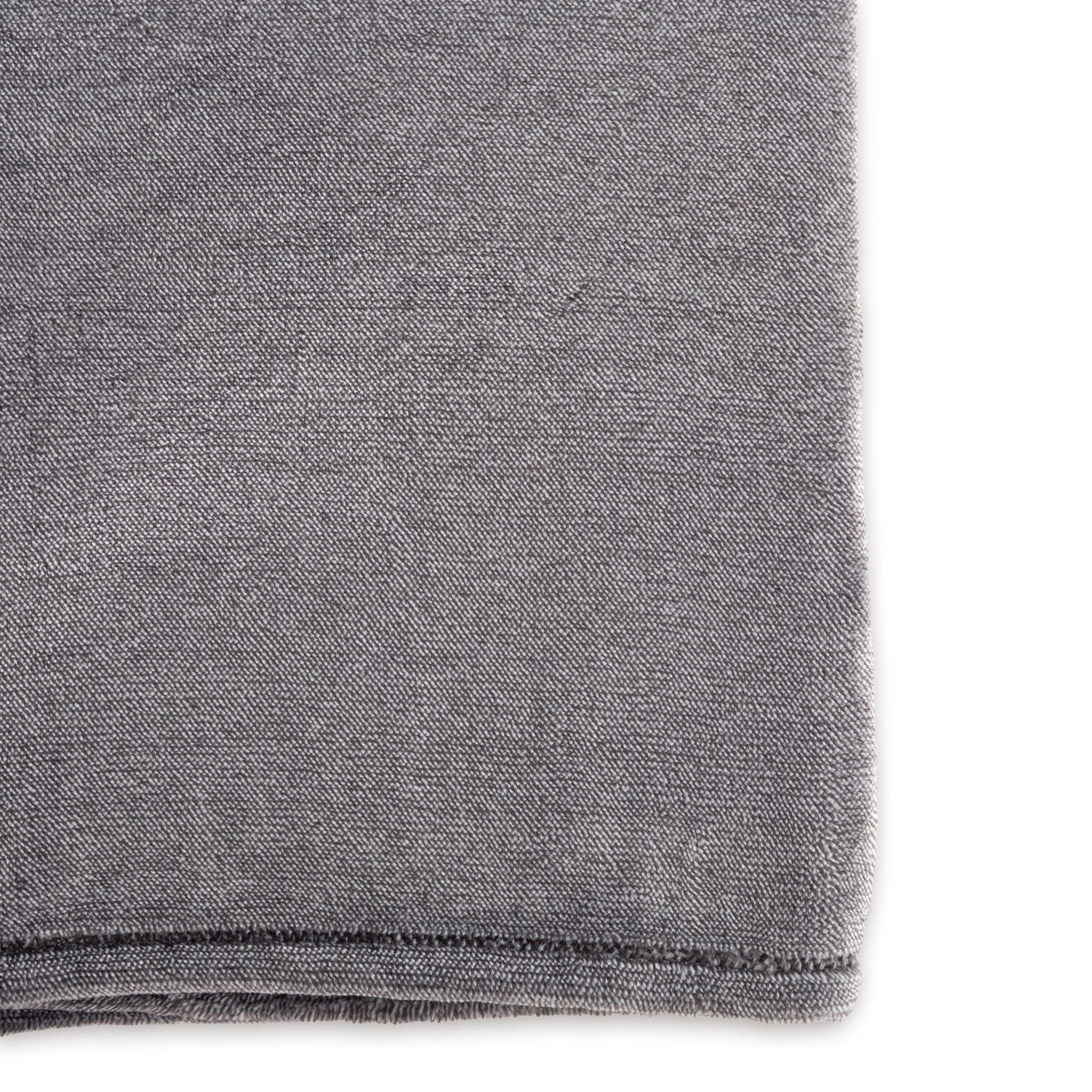 Decorative Knitted Plush Heathered Soft Oversized Throw Blanket, Gray - Cozy Fleece Throw Blanket for Couch & Bed Detail