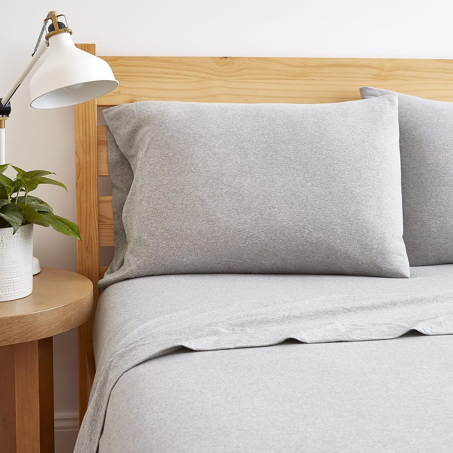 Ultra-Soft Jersey Knit Full Size Sheets 4pc|100% T-Shirt Cotton Blend Super Soft Breathable Jersey Sheets Full Size Bed, Stretch... - Luxury Bed Sheet Set with Deep Pockets Detail