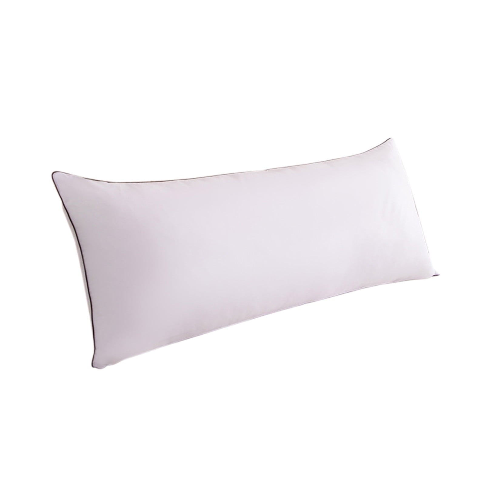 Decorative Plump Long Pillows For Bed King Clearance! 100*48cm White Gentle Support Soybean Pillow, Comfortable Breathable Bed Pillows... - Decorative Throw Pillow Cushion for Sofa & Bed Detail