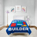 Cozy Fleece Master Builder Kids Blue Silk Touch Throw Blanket 62" x 90" Ultra-Soft and Cozy - Lightweight Plush Warm Blanket for All Seasons - Default Title