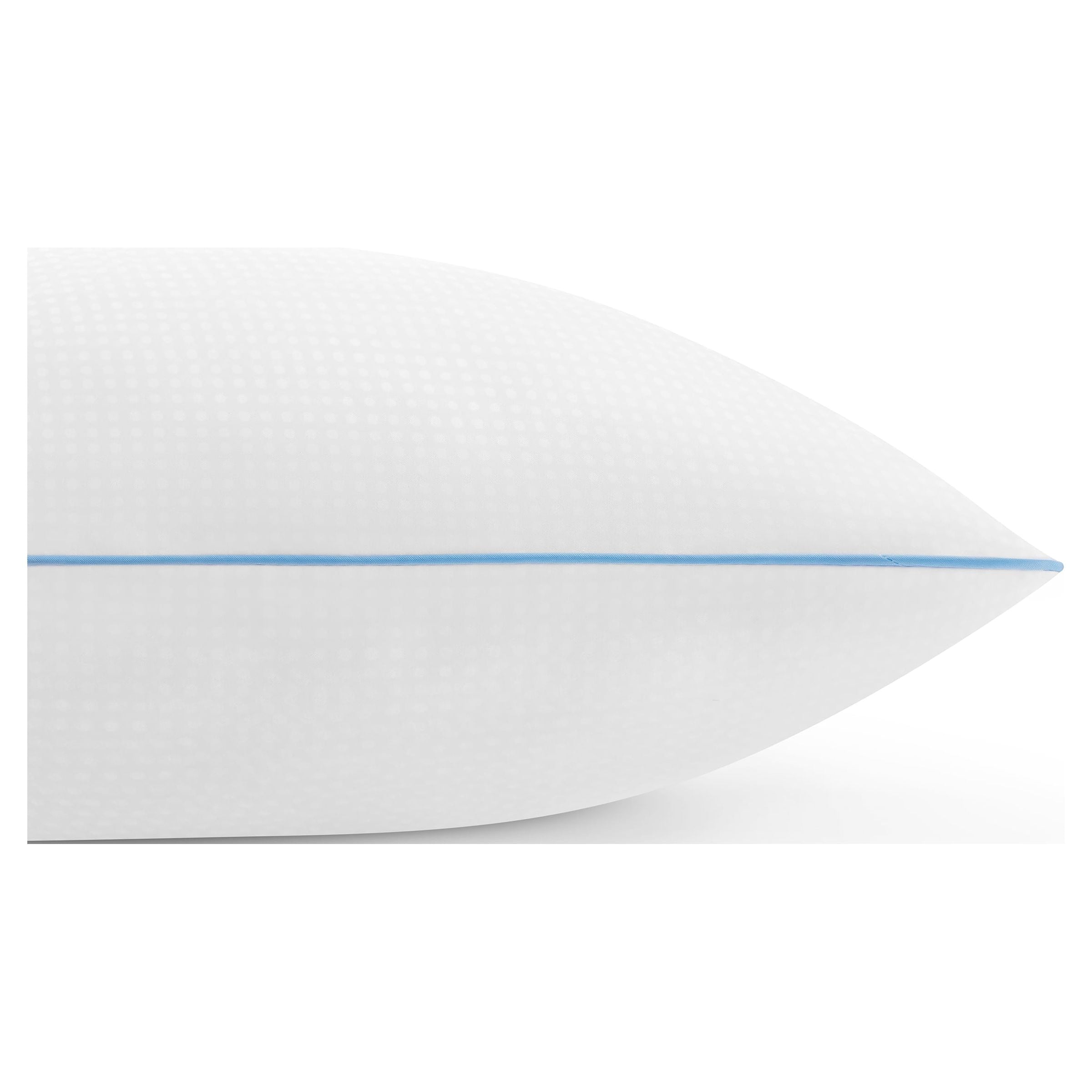 Decorative Plump Cool Nites Bed Pillow, Standard/Queen, 2 Pack - Ergonomic Memory Foam Pillow for Neck Pain Support Detail