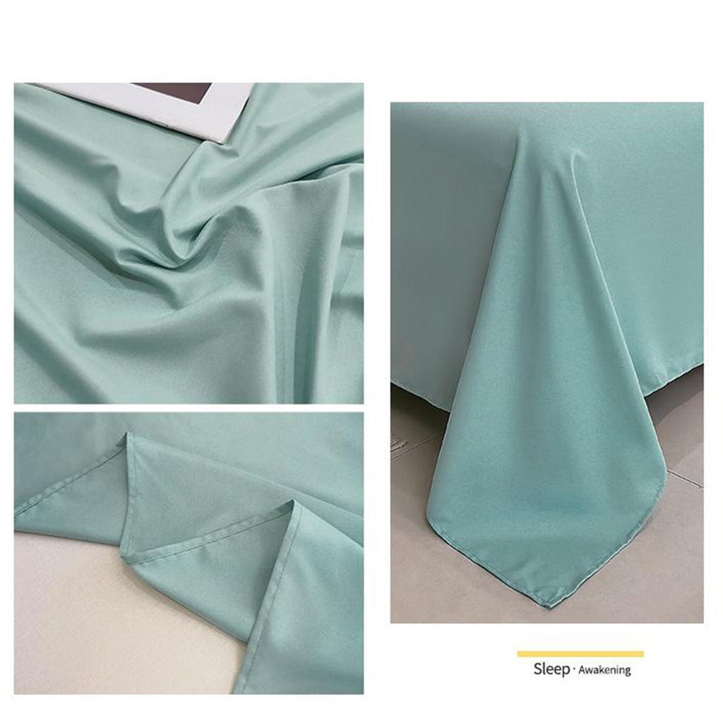 Ultra-Soft Under $5 Clearance! InsCrazy Bed Sheet, 100% Cotton Household Solid Color, Soft and breathable Bed Sheet Piece 66 x 96" - Breathable Egyptian Cotton Flat & Fitted Sheets Detail