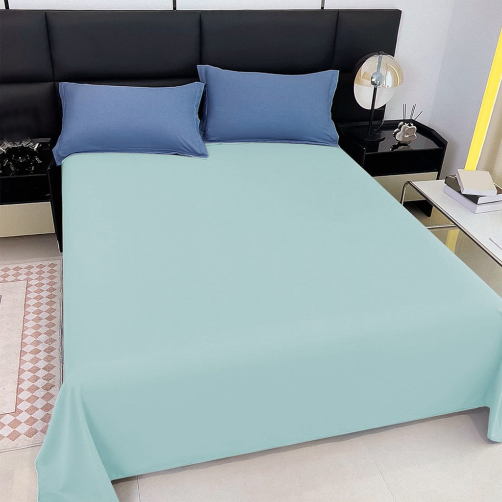 Ultra-Soft Under $5 Clearance! InsCrazy Bed Sheet, 100% Cotton Household Solid Color, Soft and breathable Bed Sheet Piece 66 x 96" - Breathable Egyptian Cotton Flat & Fitted Sheets Detail