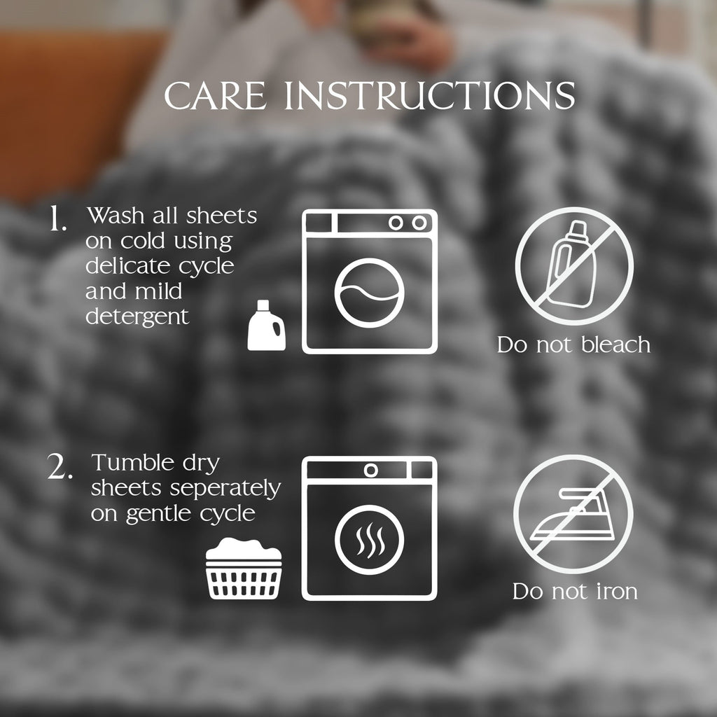 Cozy Fleece Serenade Gray Textured Faux Fur Throw Blanket, 50 x 70 - Super Soft Reversible Sherpa Flannel Blanket Detail