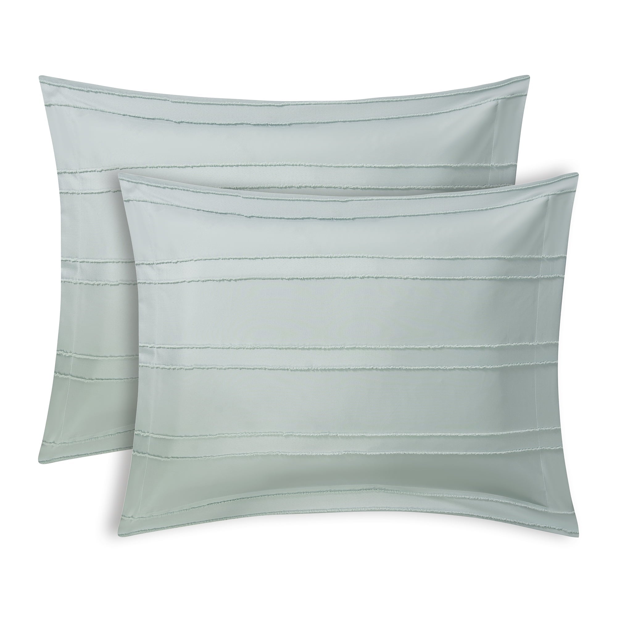 Luxurious Quilted Mint 10 Piece Bed in a Bag Comforter Set with Sheets, Queen - All-Season Down Alternative Comforter Insert Detail