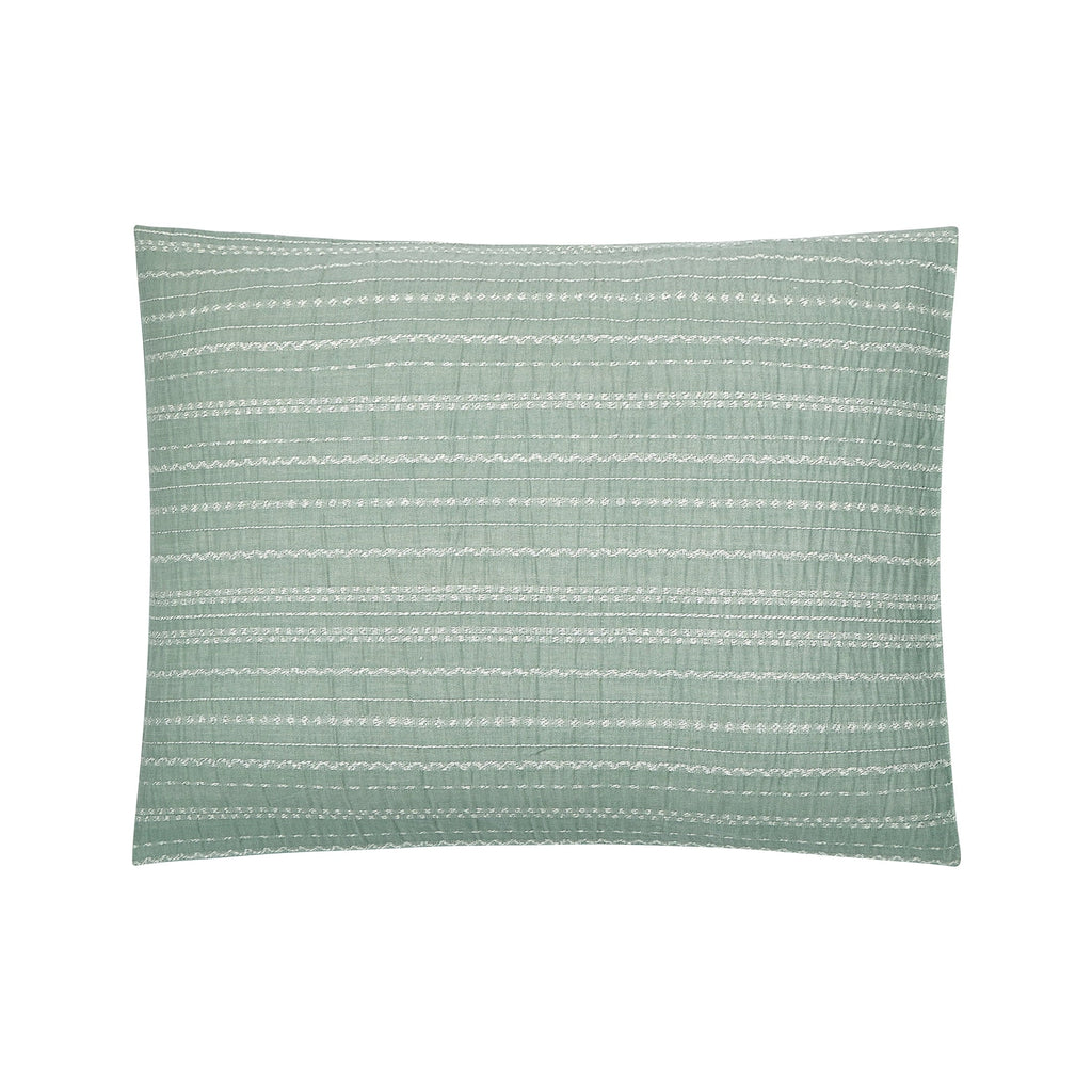 Heavyweight Warmth Crafted Woven 3-Piece Comforter Set, Green River, Full Queen, All Ages - All-Season Down Alternative Comforter Insert Detail