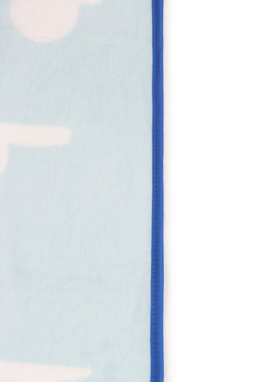 Lightweight Warm Clouds Kids Throw Blanket, Soft Coral Fleece, Blue, 46" x 60" - Cozy Fleece Throw Blanket for Couch & Bed Detail
