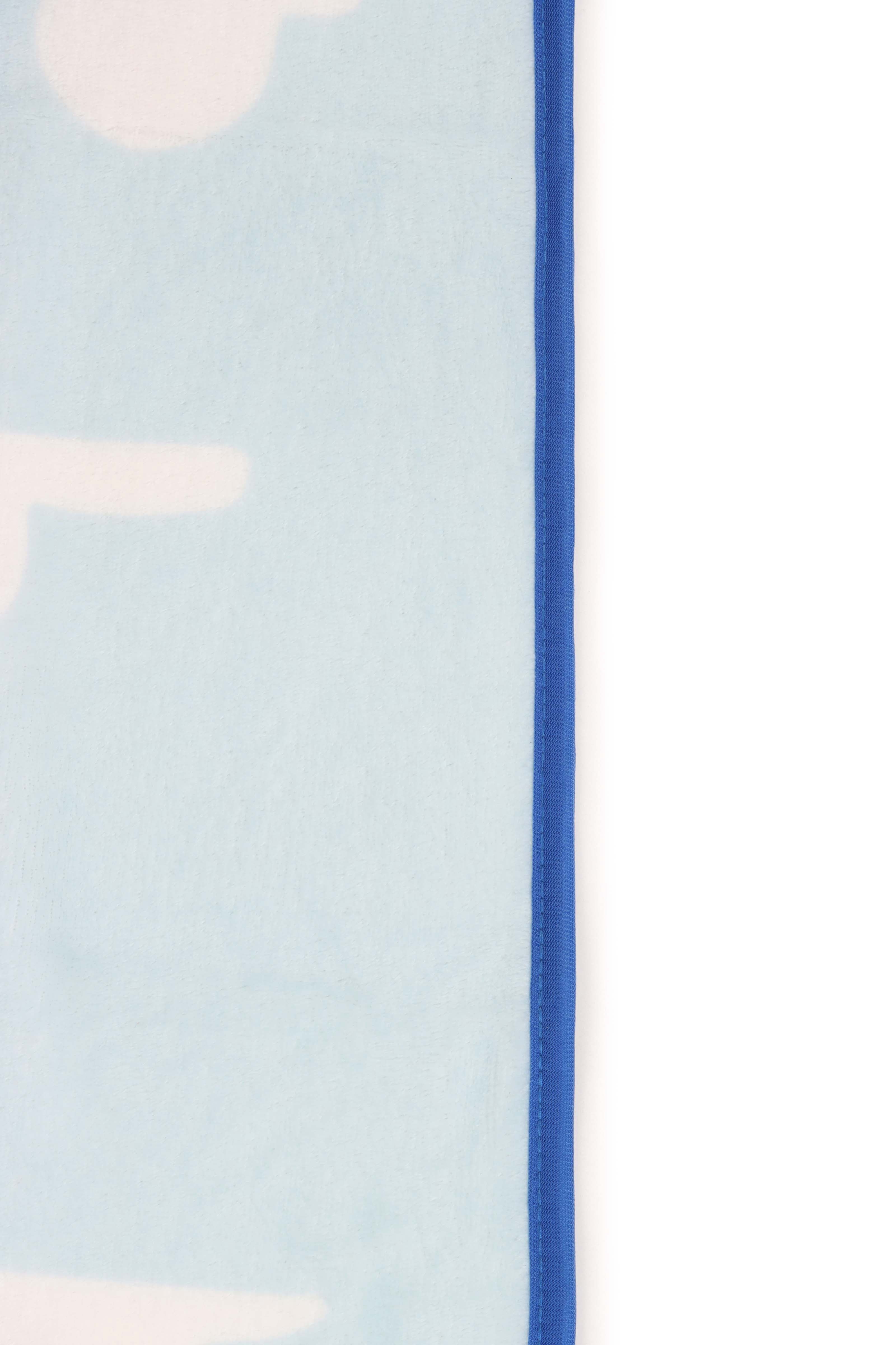 Lightweight Warm Clouds Kids Throw Blanket, Soft Coral Fleece, Blue, 46" x 60" - Cozy Fleece Throw Blanket for Couch & Bed Detail