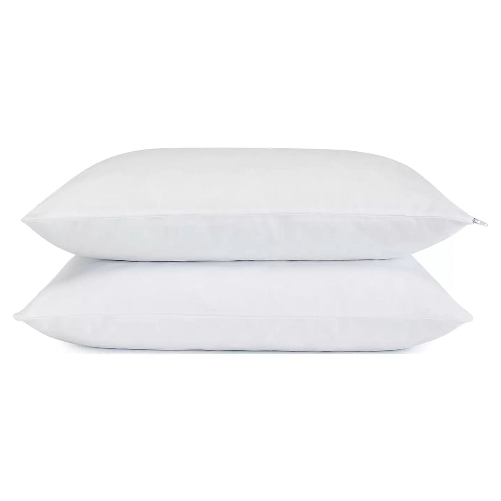 Fluffy Shredded Cooling Gel Memory Foam Bed Pillow, Set of 2 - Decorative Throw Pillow Cushion for Sofa & Bed Detail