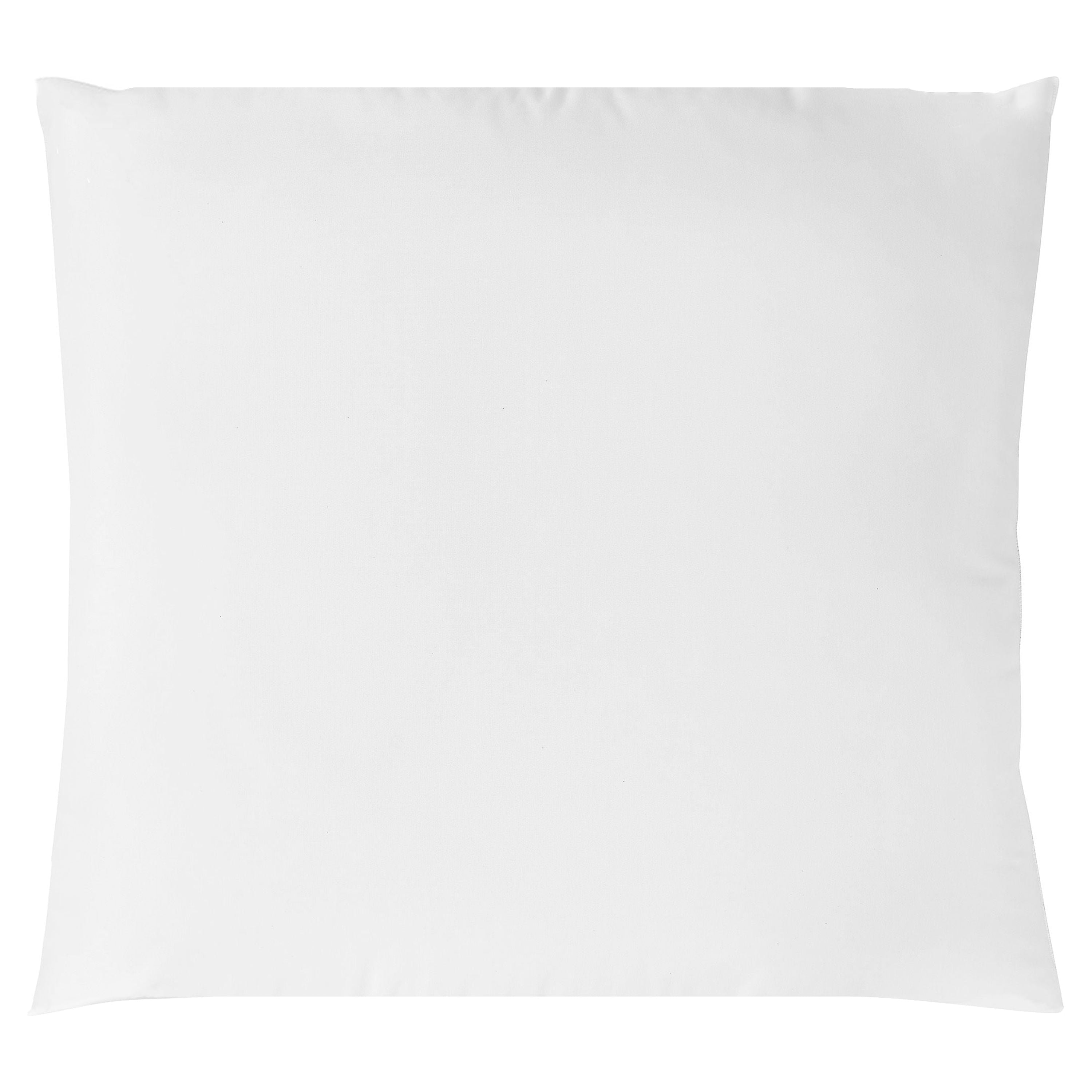 Orthopedic Support Cotton Euro Throw Pillow, 26" x 26", White- Allergy Defense Fabric - Decorative Throw Pillow Cushion for Sofa & Bed Detail