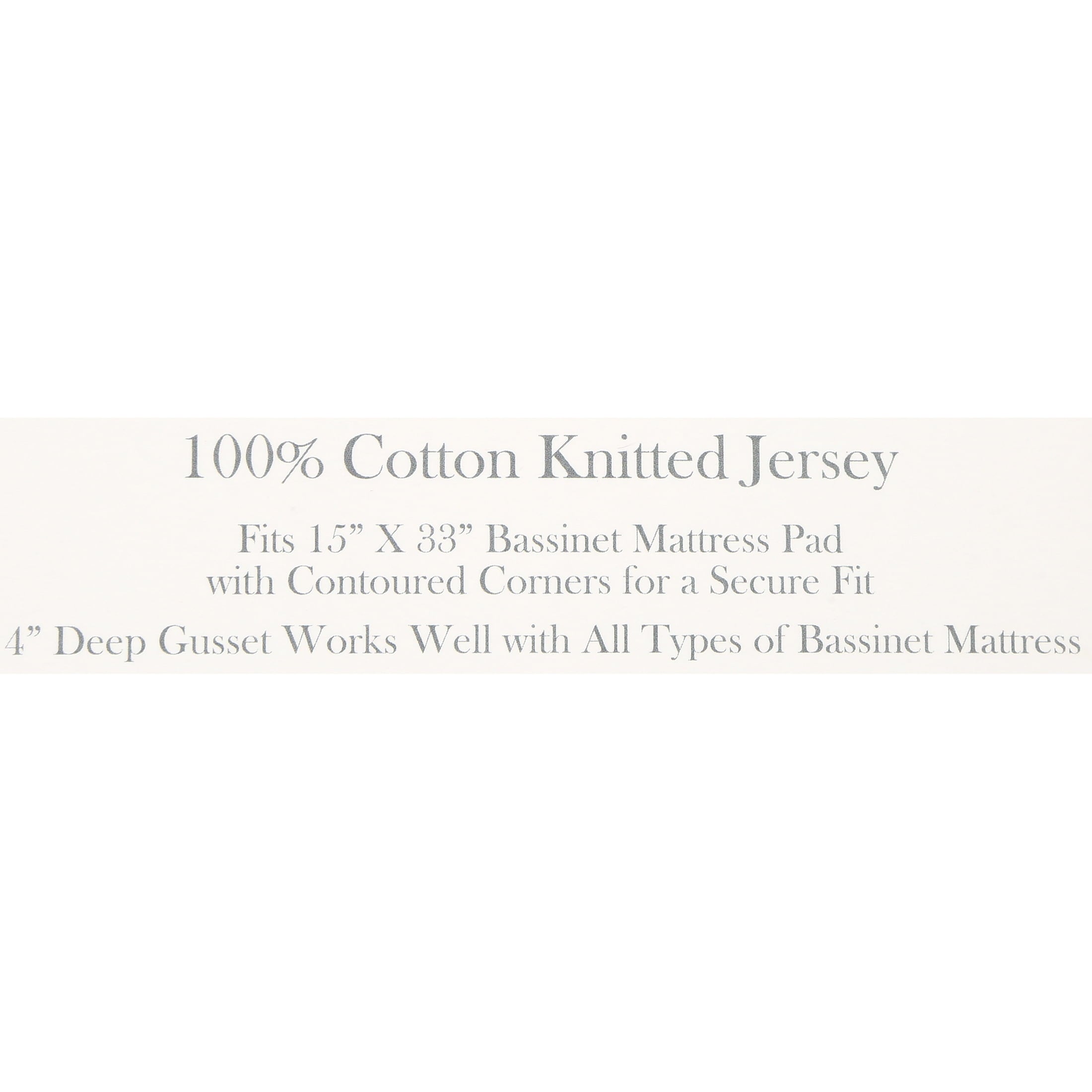 Breathable Luxury TL Care 100% Natural Breathable Cotton Jersey Knit Fitted Bassinet Sheet, White, 15" x 33", Soft Breathable, for Boys... - Premium Ultra-Soft Pillowcase Pair for Sleeping Detail