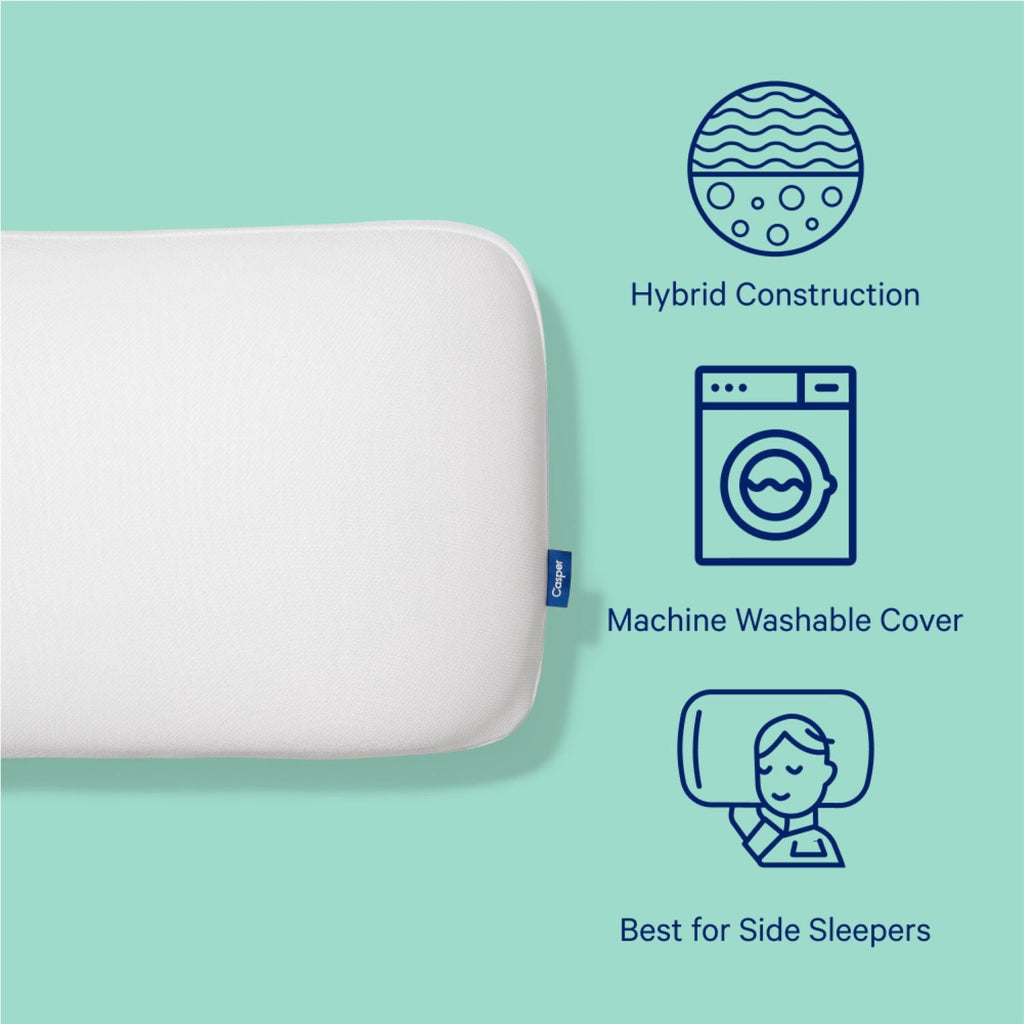 Ergonomic Memory Foam Essential Cooling Hybrid Pillow, Standard - Ergonomic Memory Foam Pillow for Neck Pain Support Detail