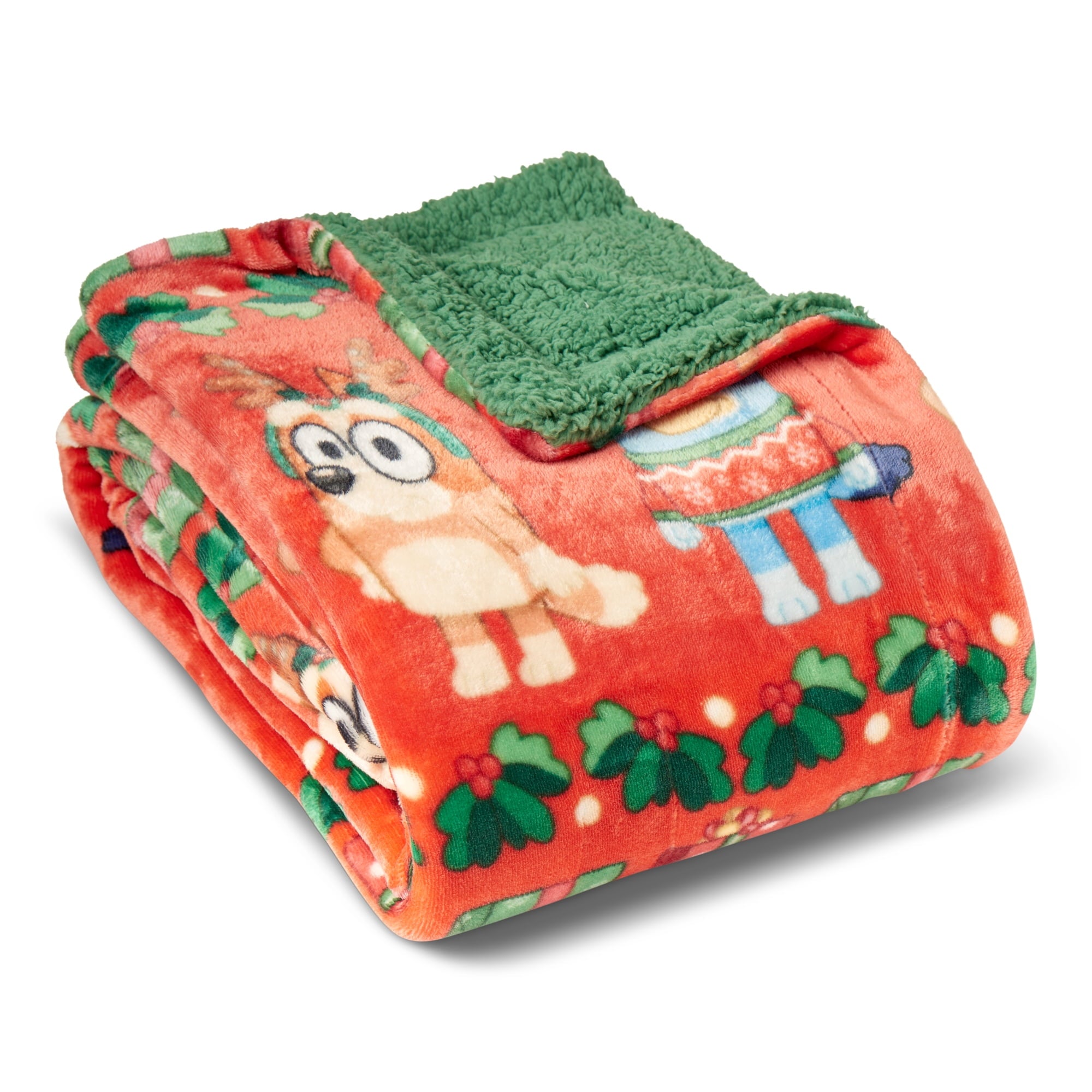 Lightweight Warm Holidays are Nice Silk Touch Throw Blanket with Sherpa Reverse 50 x 60 inches - Luxury Knitted Decorative Throw Blanket with Fringes Detail