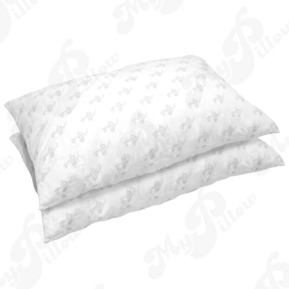 Hotel Collection Bedding Bed Pillows for Sleeping Standard Size, Set of 2, Back, Stomach or Side Sleepers - Classic Pillow (Standard, ... - Orthopedic Shredded Foam Bed Pillow Set Detail
