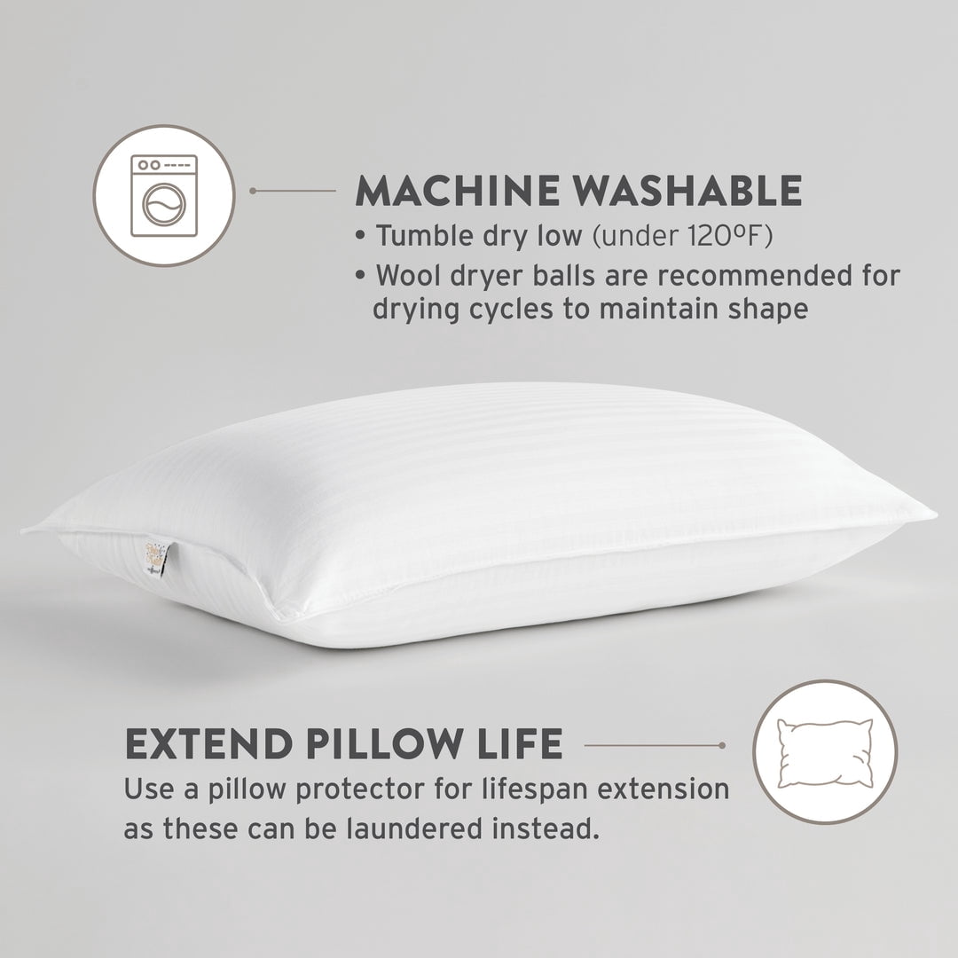 Fluffy Shredded Dolce Notte II Stomach, Side and Back Sleeper Bed Pillow for Sleeping | Hotel and Resort Quality | Hypoallergenic, Do... - Decorative Throw Pillow Cushion for Sofa & Bed Detail