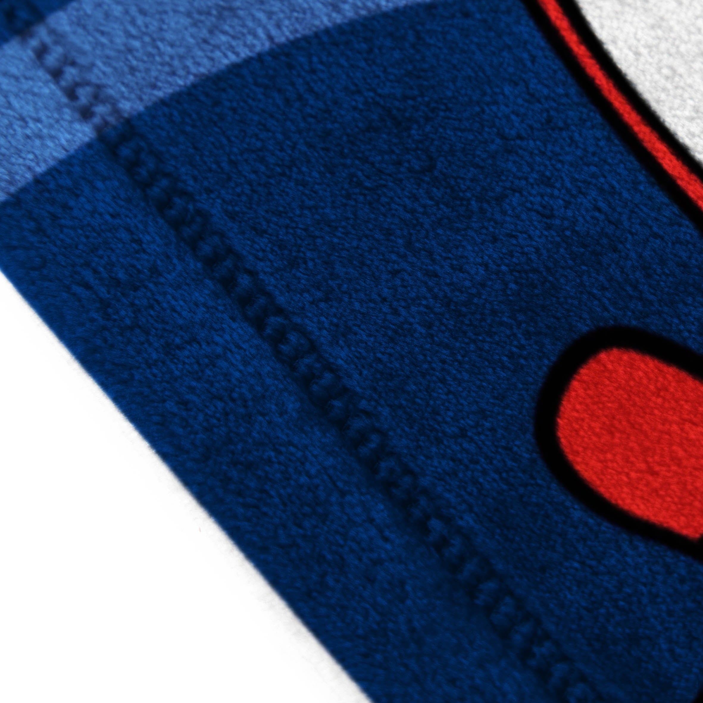 Decorative Knitted Spidey and His Amazing Friends Kids Plush Twin/Full Blanket, 62 x 90, Microfiber, Blue and Red - Super Soft Reversible Sherpa Flannel Blanket Detail