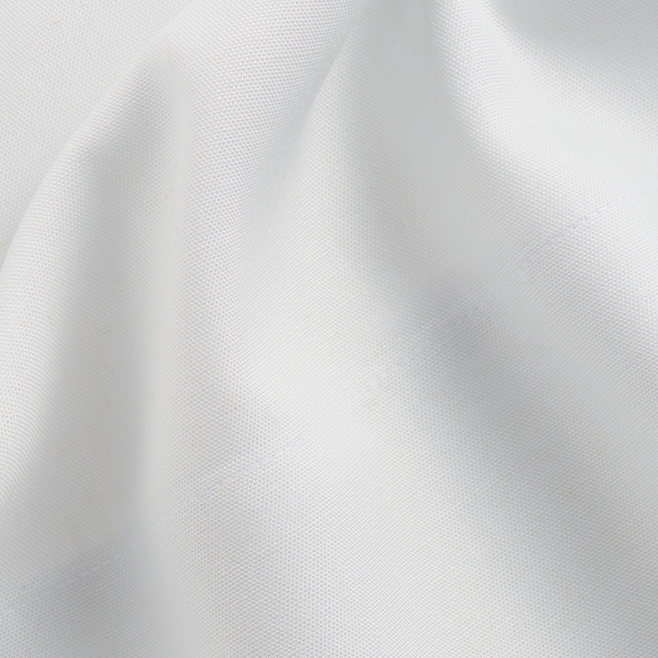 Ultra-Soft 4-Piece White Lyocell & Linen Blend Percale Bed Sheet Set, Queen - Luxury Bed Sheet Set with Deep Pockets Detail