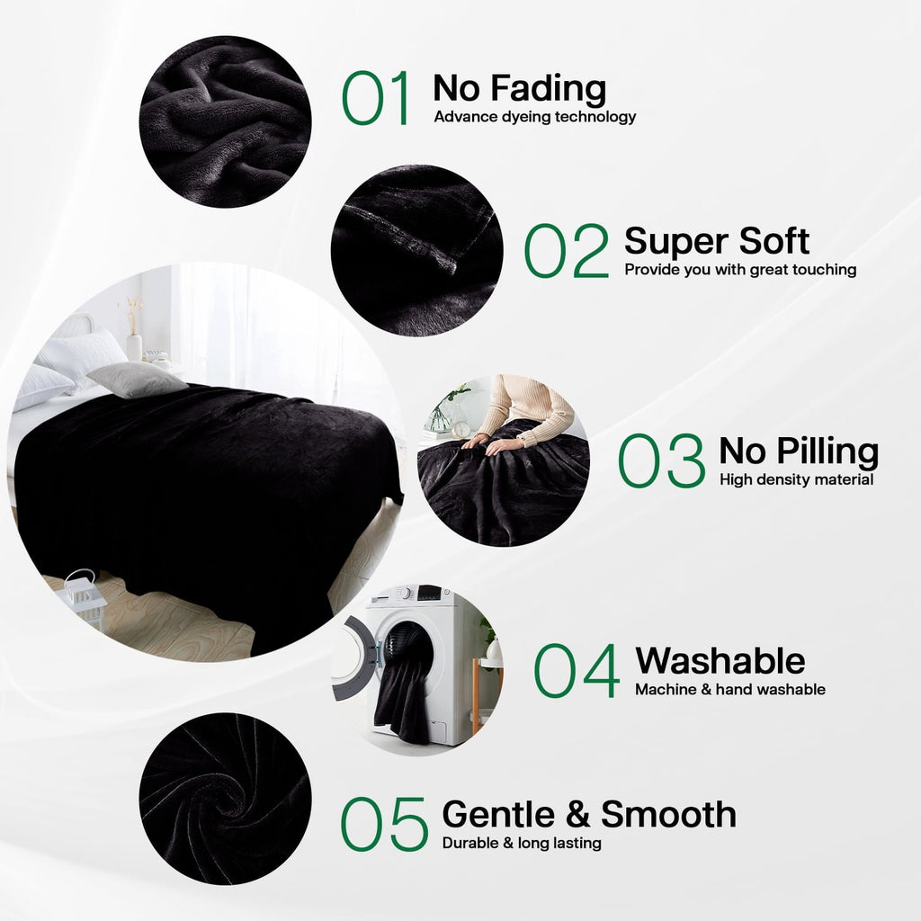 Decorative Knitted Microplush Fleece Blanket Cozy for Bed and Throw Cozy for Bed and Throw 310 GSM Soft Microfiber Lightweight Warm Fluf... - Luxury Knitted Decorative Throw Blanket with Fringes Detail