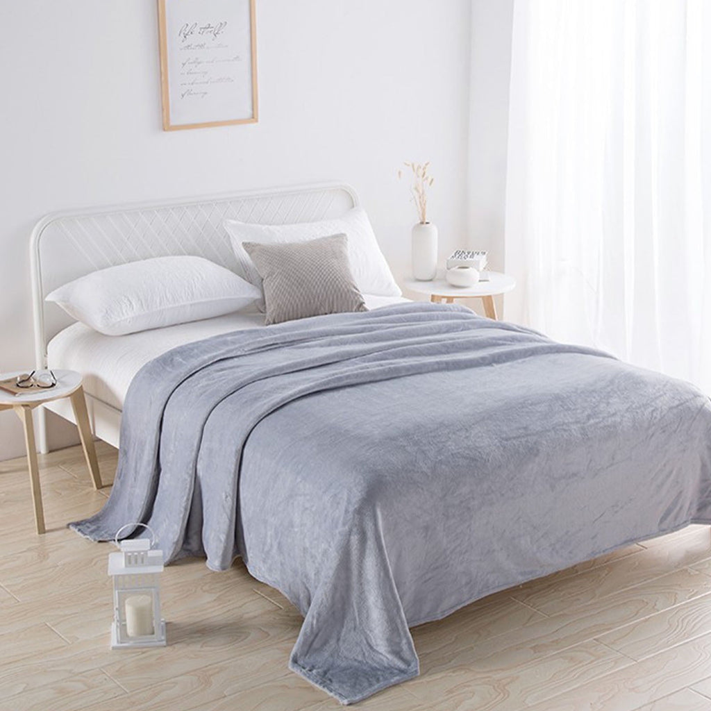 Super Soft Flannel Under $5 Flannel Blanket 27.56X39.37 Inches Blanket Soft Cozy Throw Blanket for Couch, Bed, Household Blanket for All... - Luxury Knitted Decorative Throw Blanket with Fringes Detail