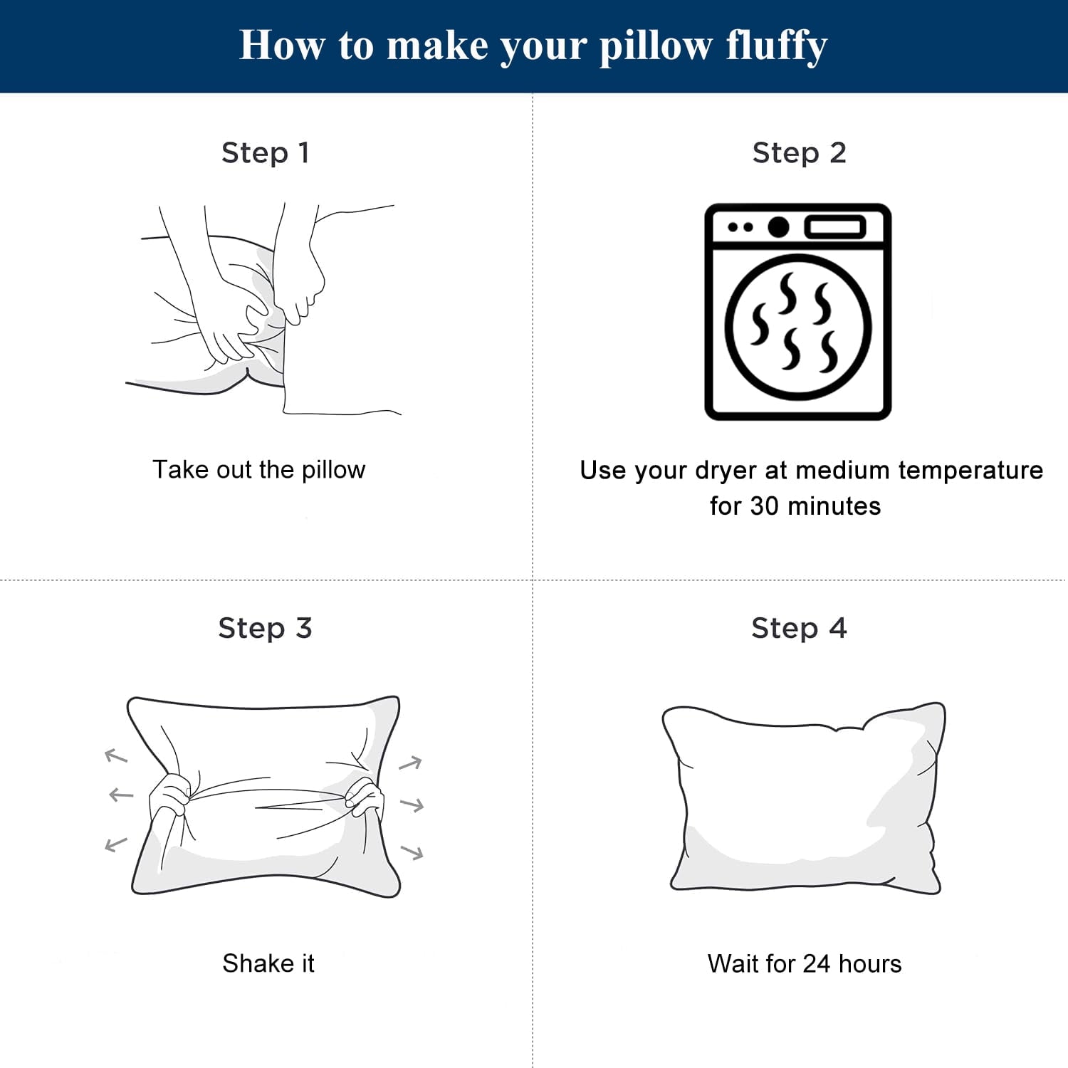 Ergonomic Memory Foam Pillow for Beds 2 Pack Queen Size Pillows Set of 2 Hypoallergenic Hotel Down Alternative Pillow for Side and Back Sle... - Hotel Quality Plush Sleeping Pillows Detail