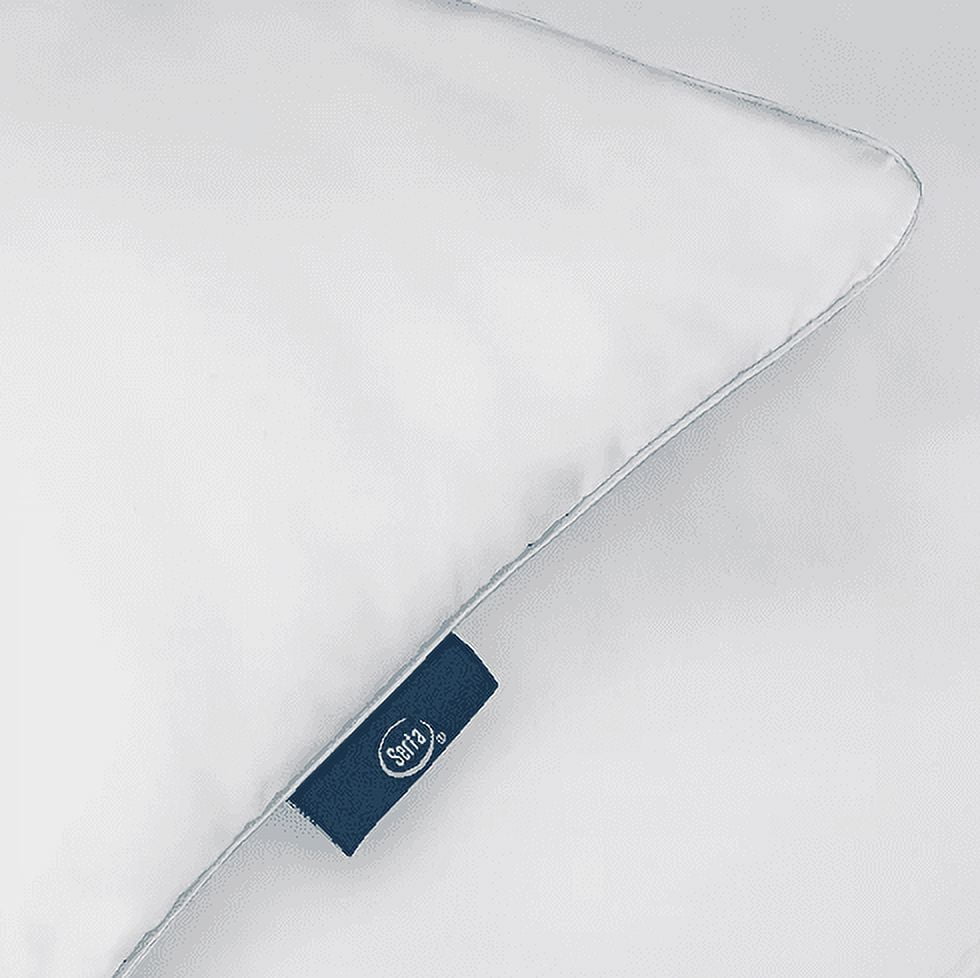 Fluffy Shredded Queen Microfiber Polyester Bed Pillows Hypoallergenic (2 Count) - Orthopedic Shredded Foam Bed Pillow Set Detail