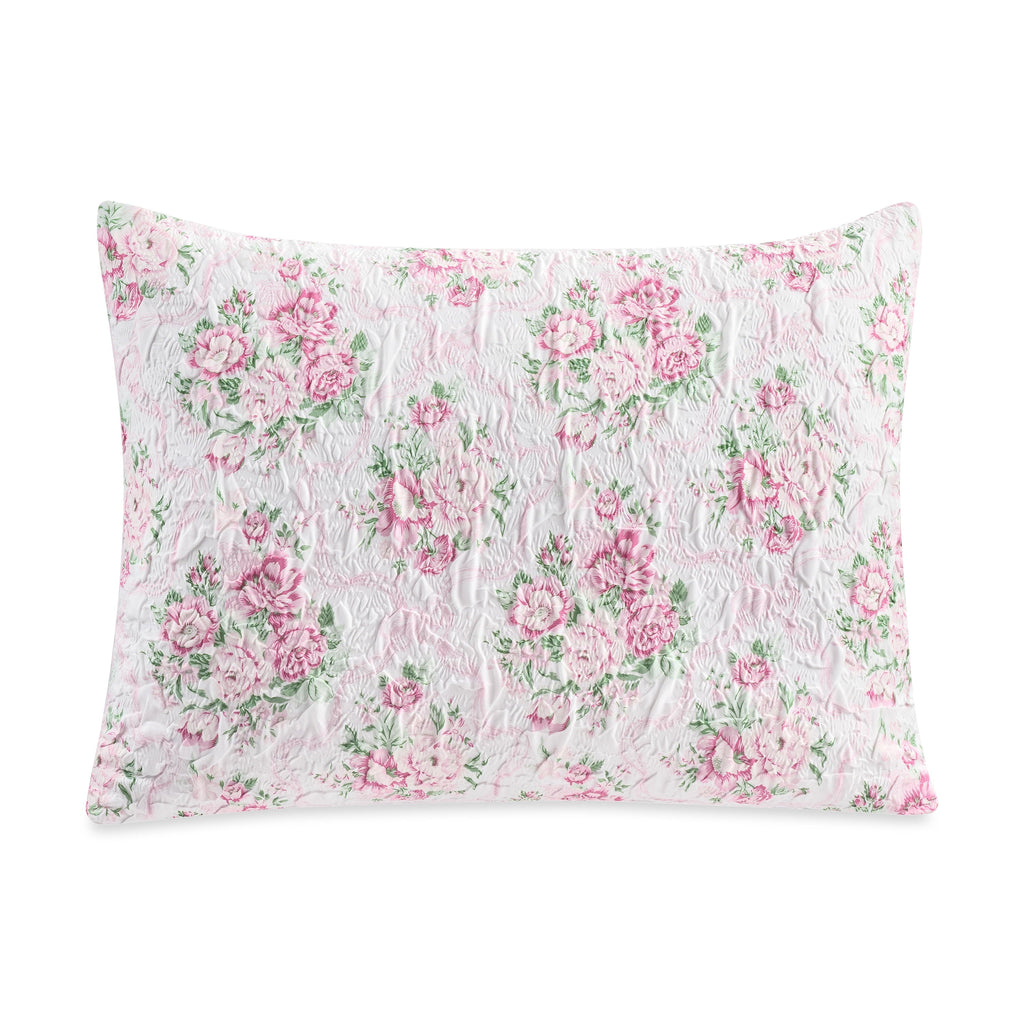 Hypoallergenic Cloud 2-Piece Coquette Floral Pink Comforter Set, Twin/Twin XL - All-Season Down Alternative Comforter Insert Detail